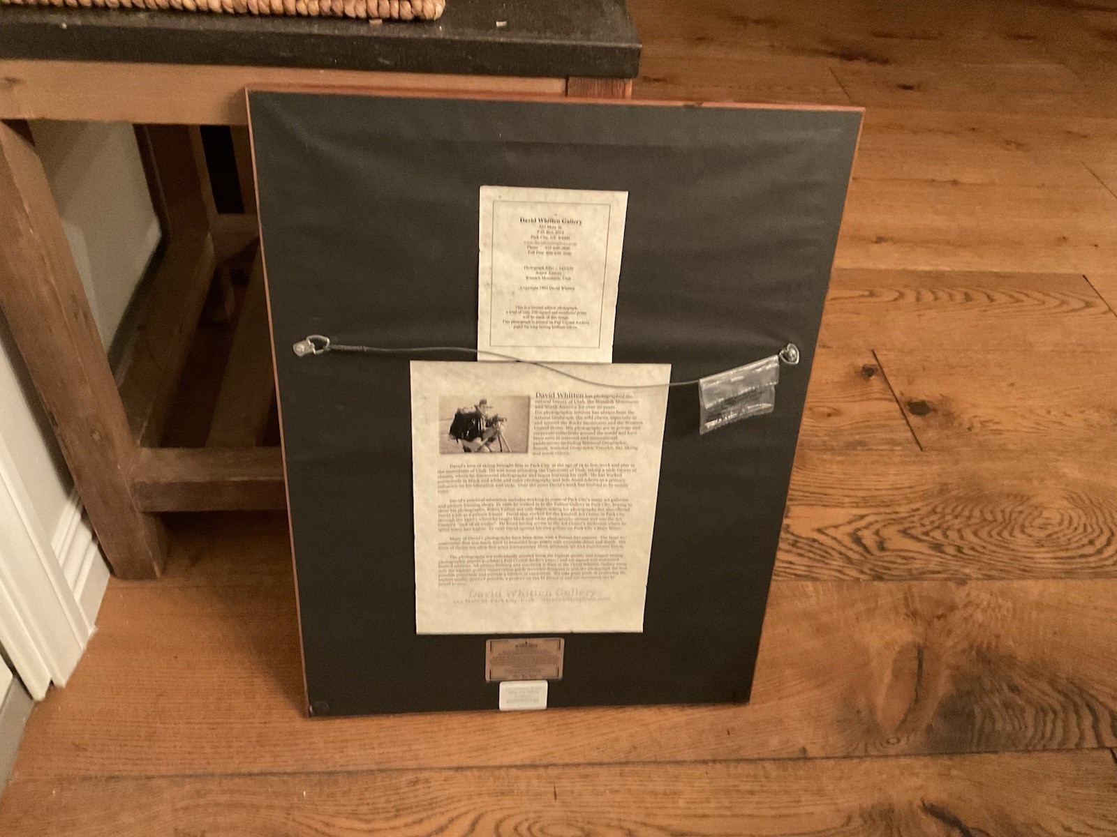David Whitten Aspen Leaves, Utah 145/250 Signed & Framed