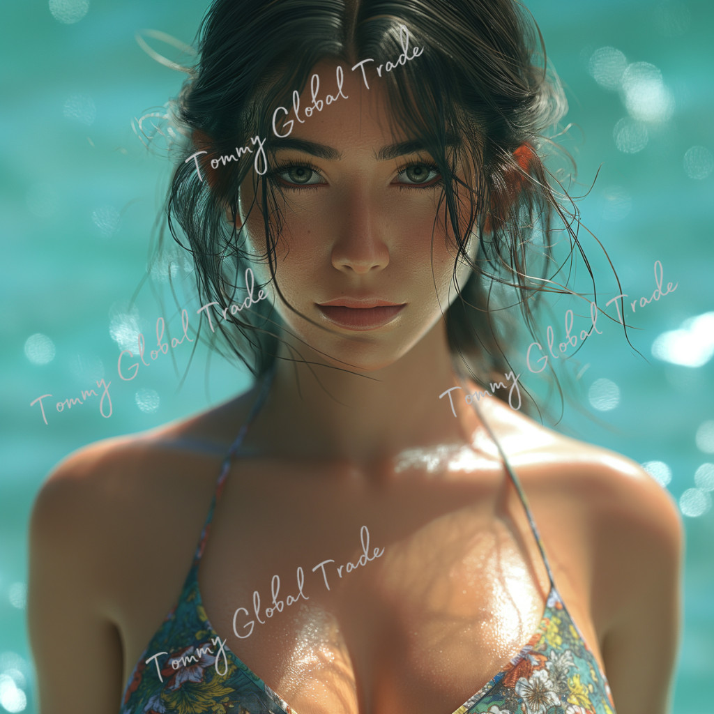 Bikini girl_1_Digital image picture photo wallpaper background