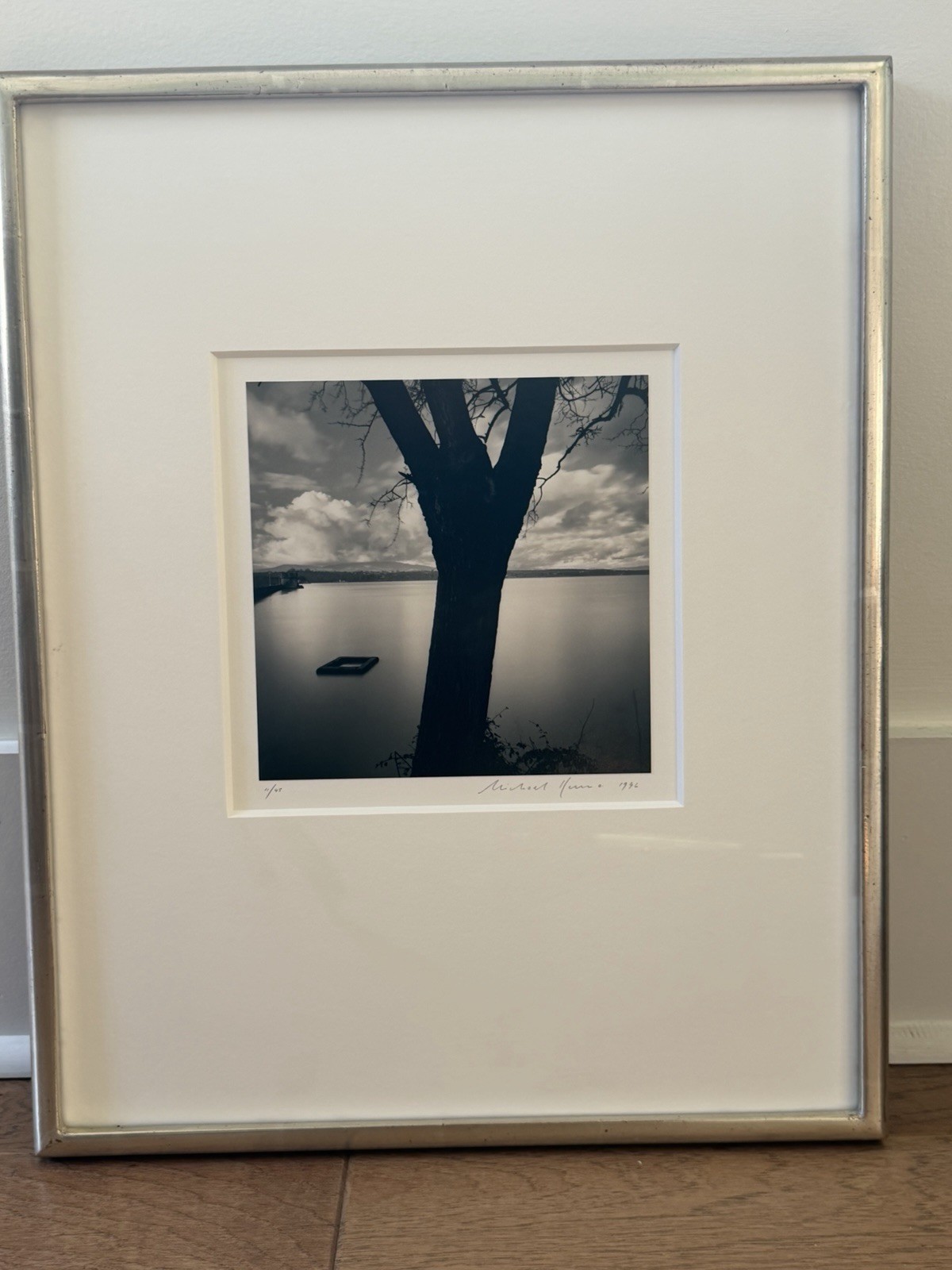 MICHAEL KENNA – “Floating Square” Silver Gelatin Print Photo, Signed 1996 11/45