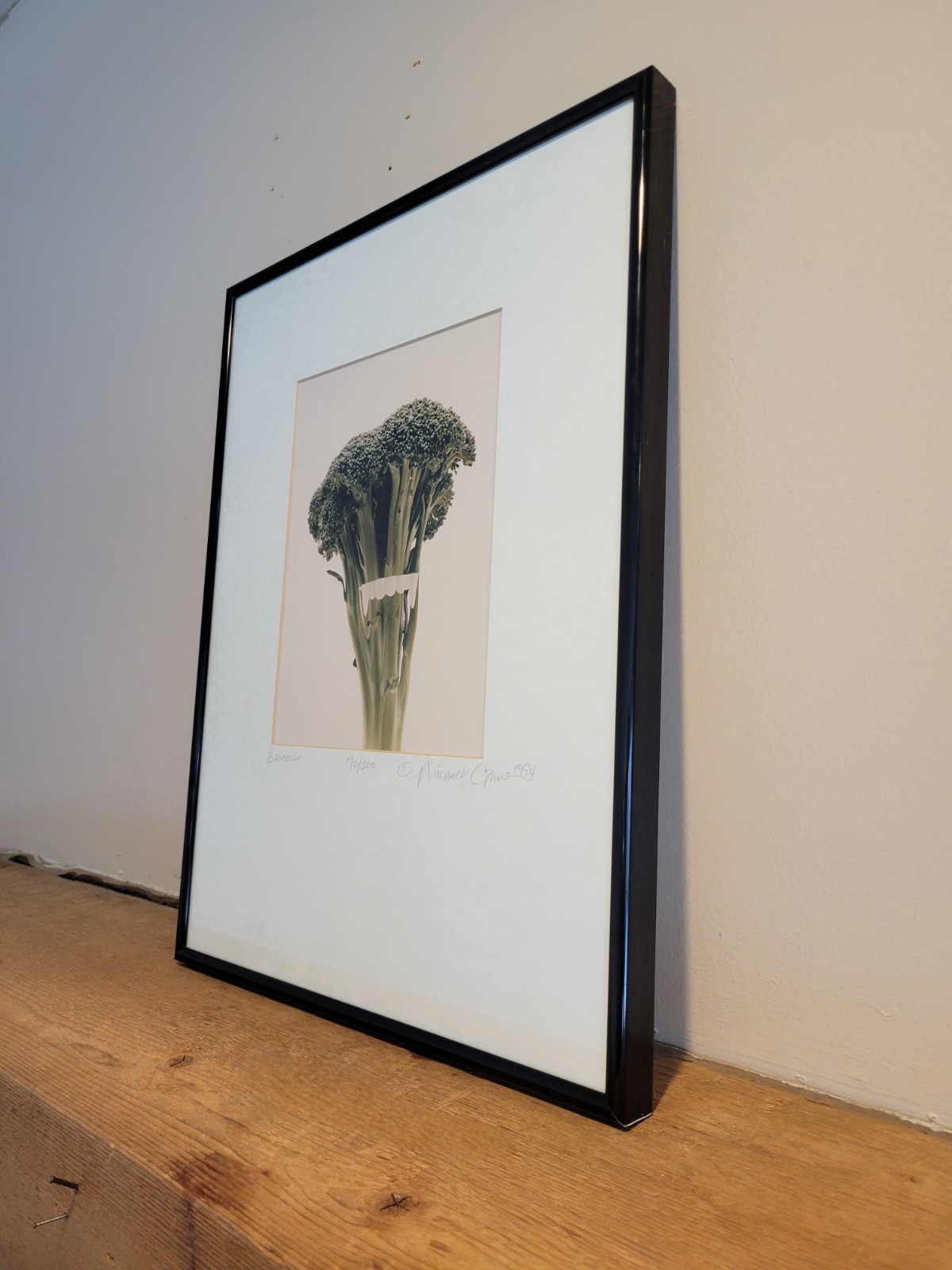 Michael Craven Fine Photography “Broccula” 1994 Signed Framed 70/300 Print 1998