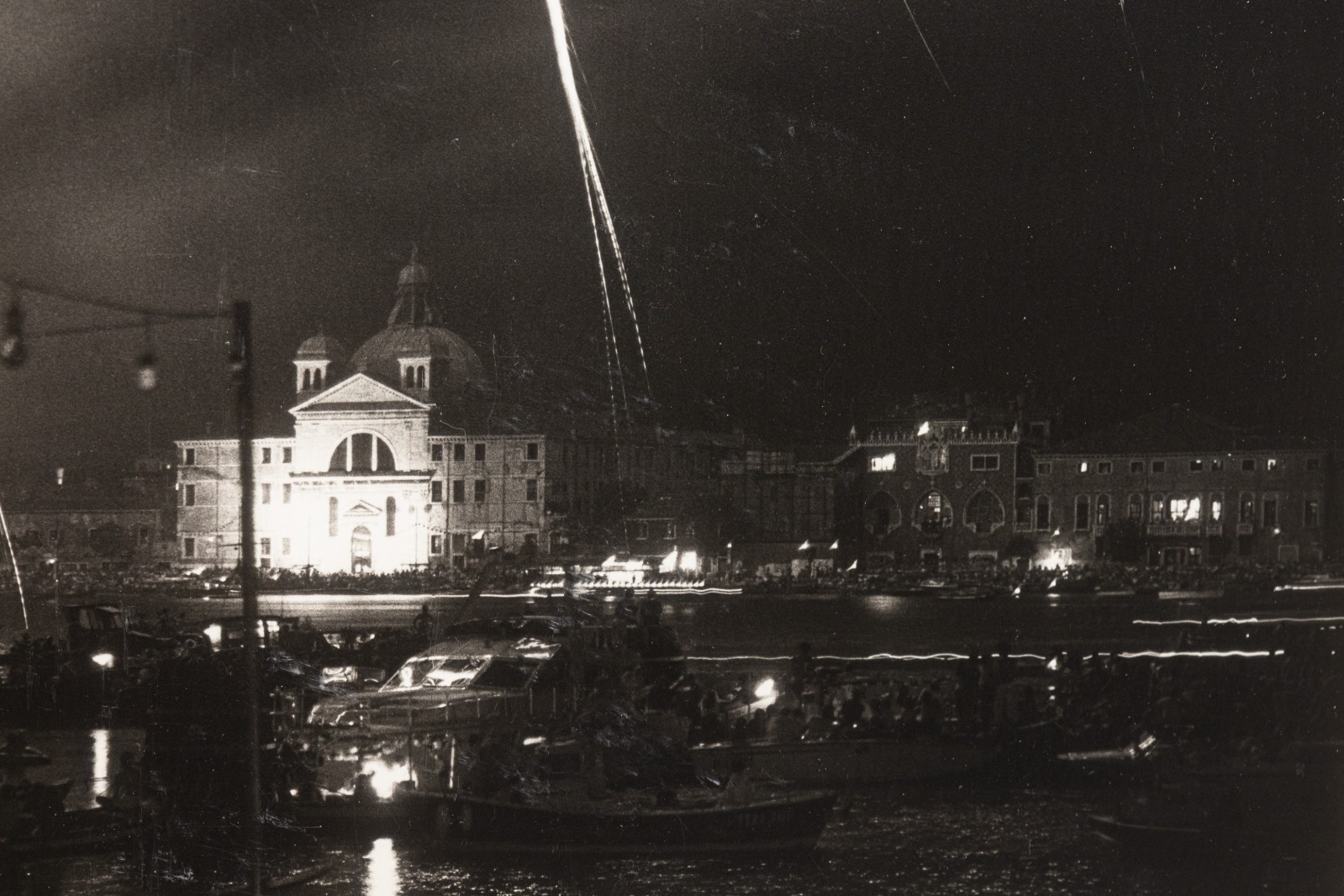 Bruce Cratsley – Venice Fireworks, 1982 Selenium-Toned Gelatin Silver Print