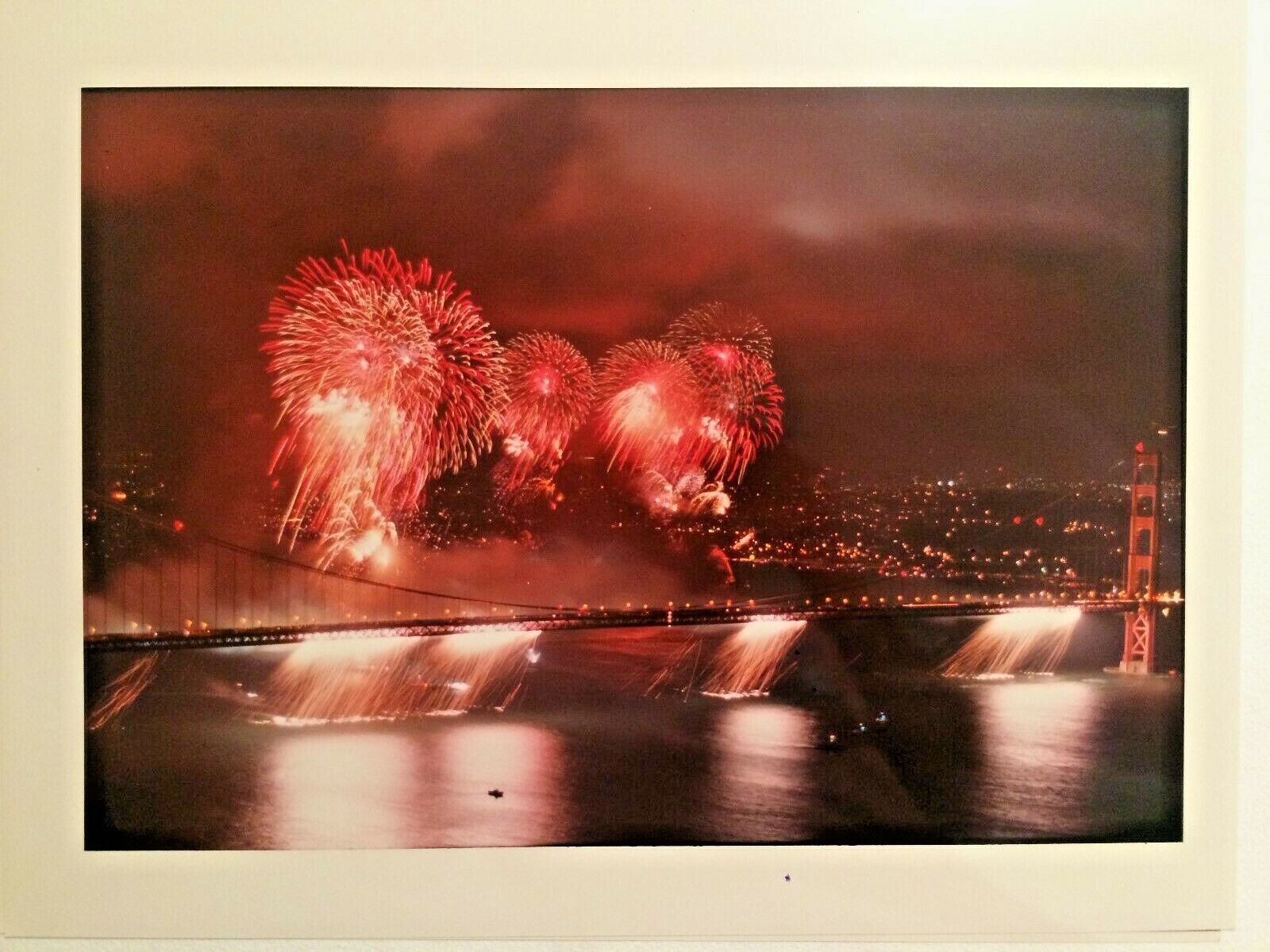 Golden Gate Bridge Golden Anniversary 1987 California Artist Photo 16 X 20