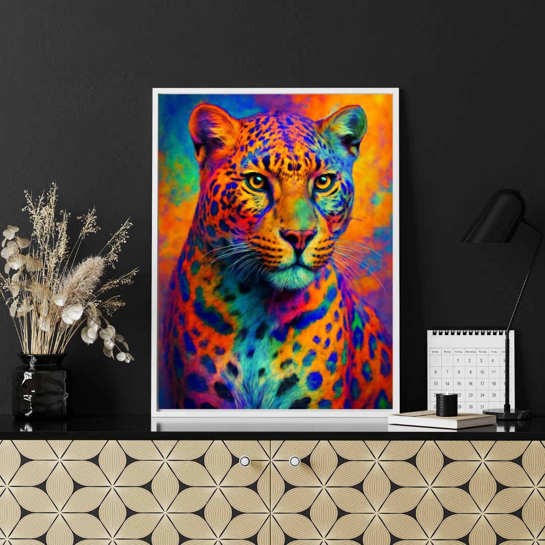 Digital Image Picture Photo Wallpaper Printable Poster Leopard Wall Art Decor