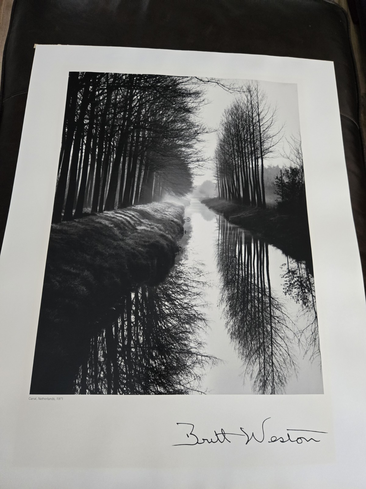 Brett Weston “Canal Netherlands 1971” Photography West Gallery Poster Print