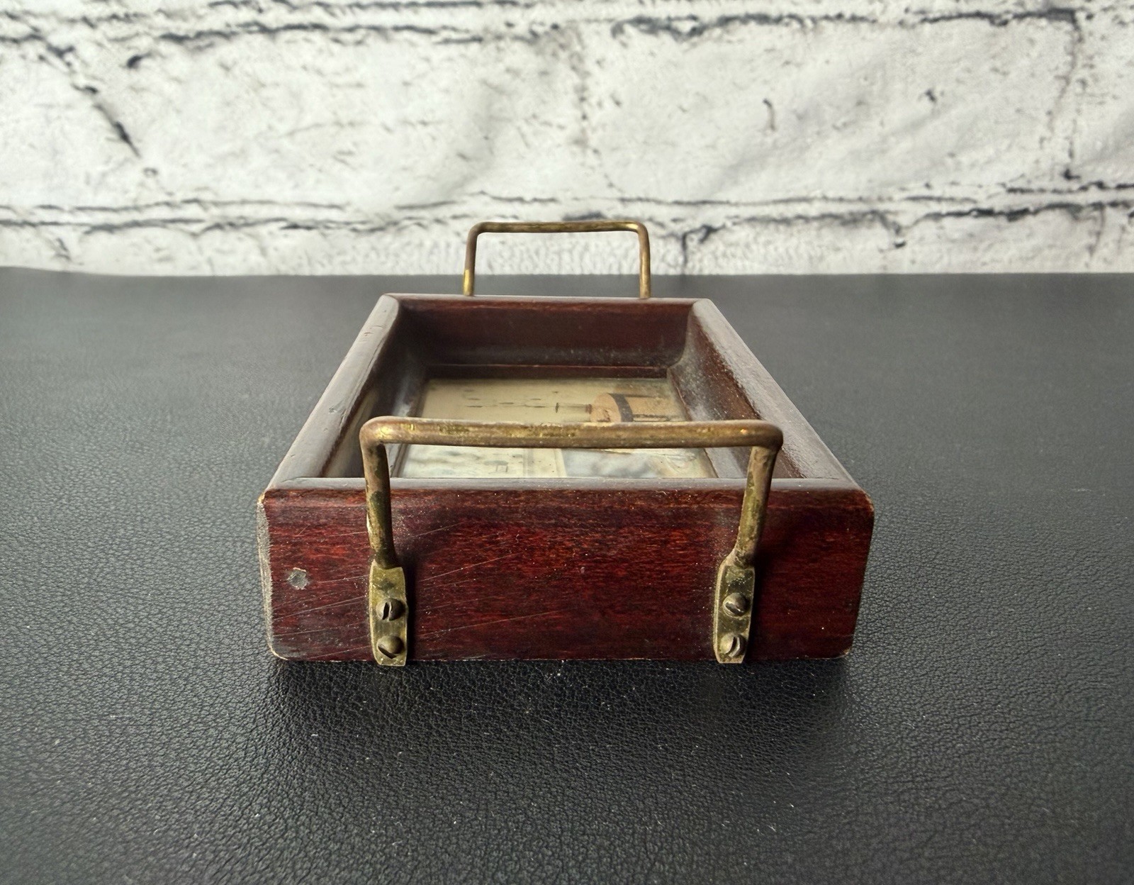 Antique Early 20th Century Fred Thompson Oddities Hand Mini Tray Portland ME