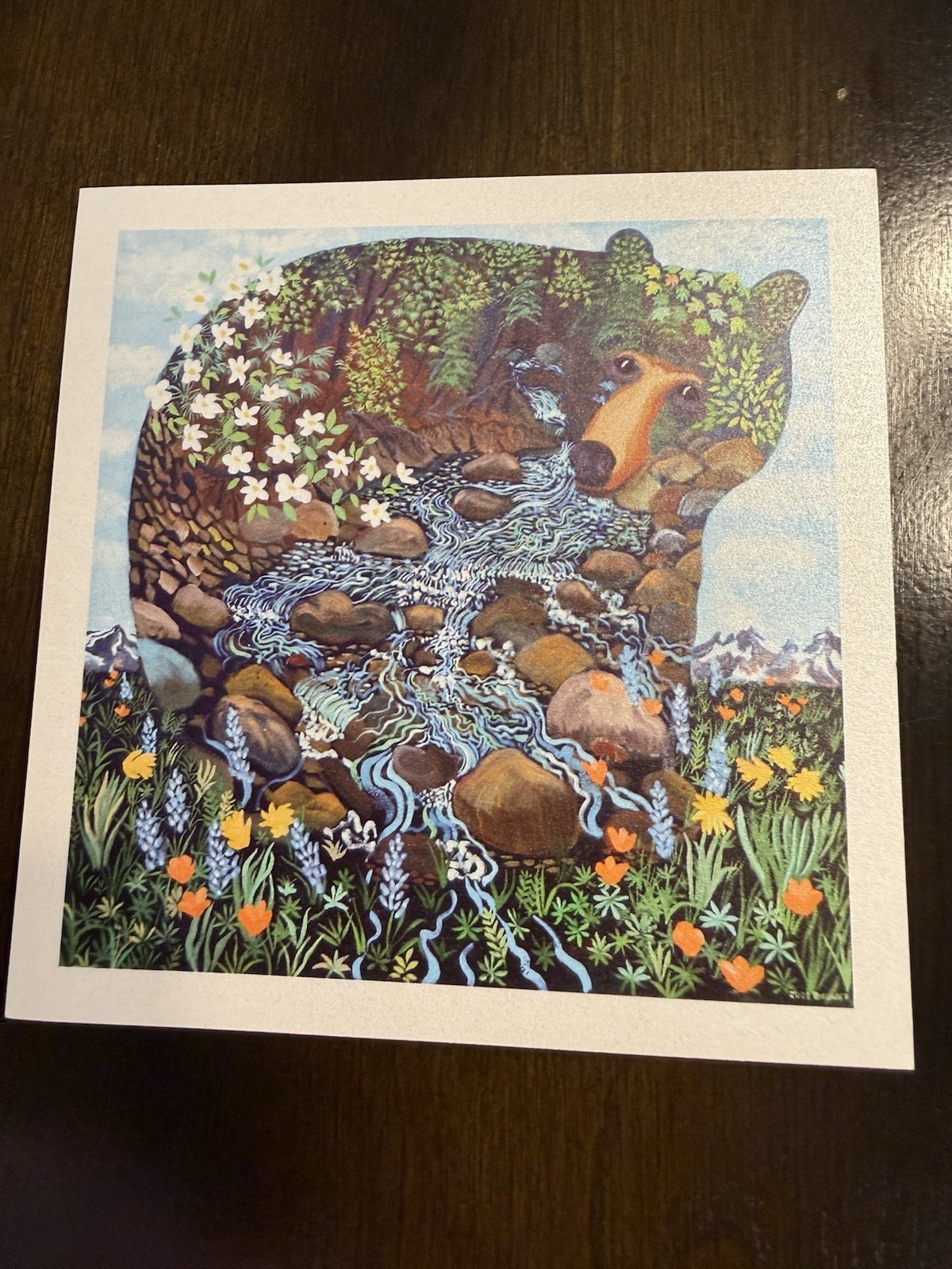 Jude bischoff Art Cards -set of 5 (5×5 Inches)