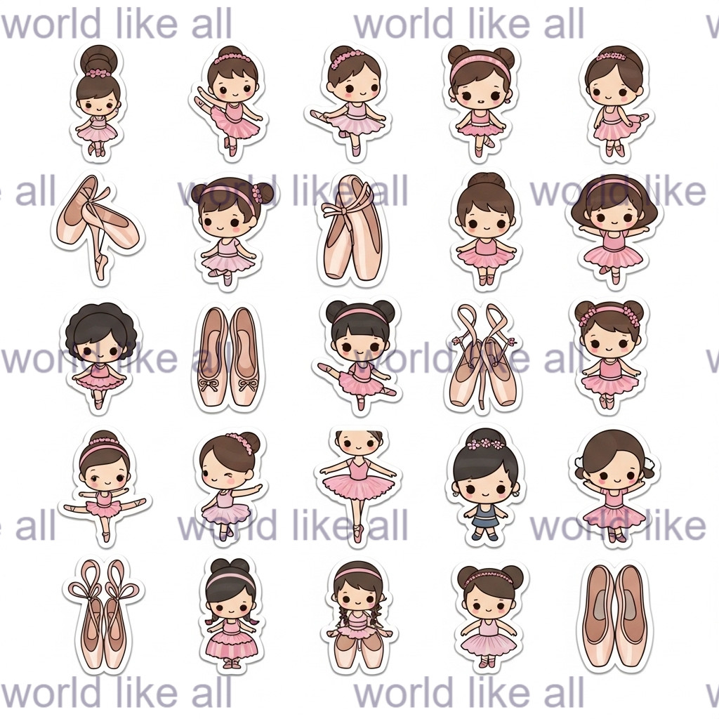 369x Cute Kids Stickers Bundle for kids | School & Copybook Digital Art 4K