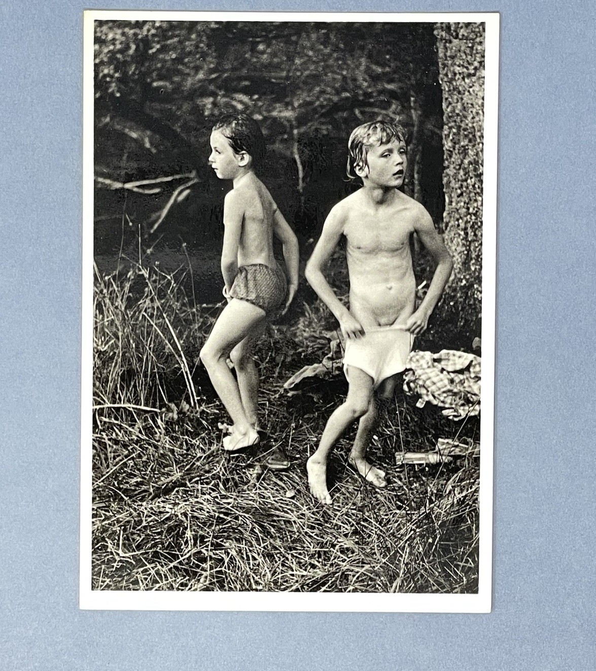 Marc Riboud (1923-2016) ICP Art Photo Print Card 4×6” After Swimming France 1953