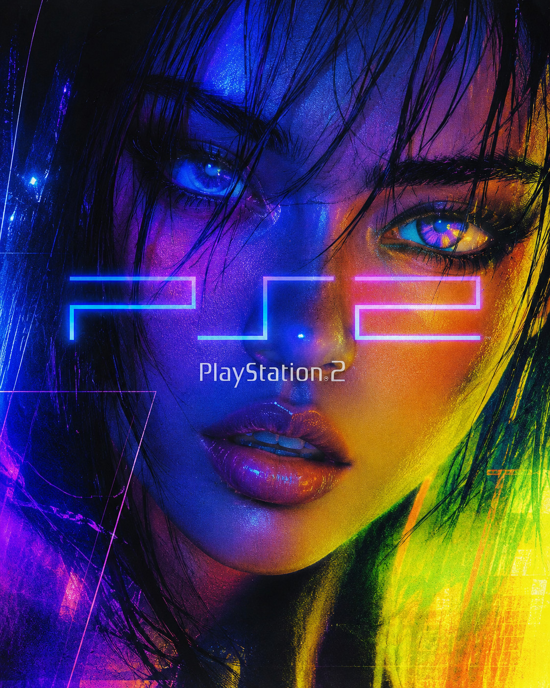 Digital PS2 PS3 PS4 PS5 Gamer Room Posters PNG Bundle Digital Download Wall Art