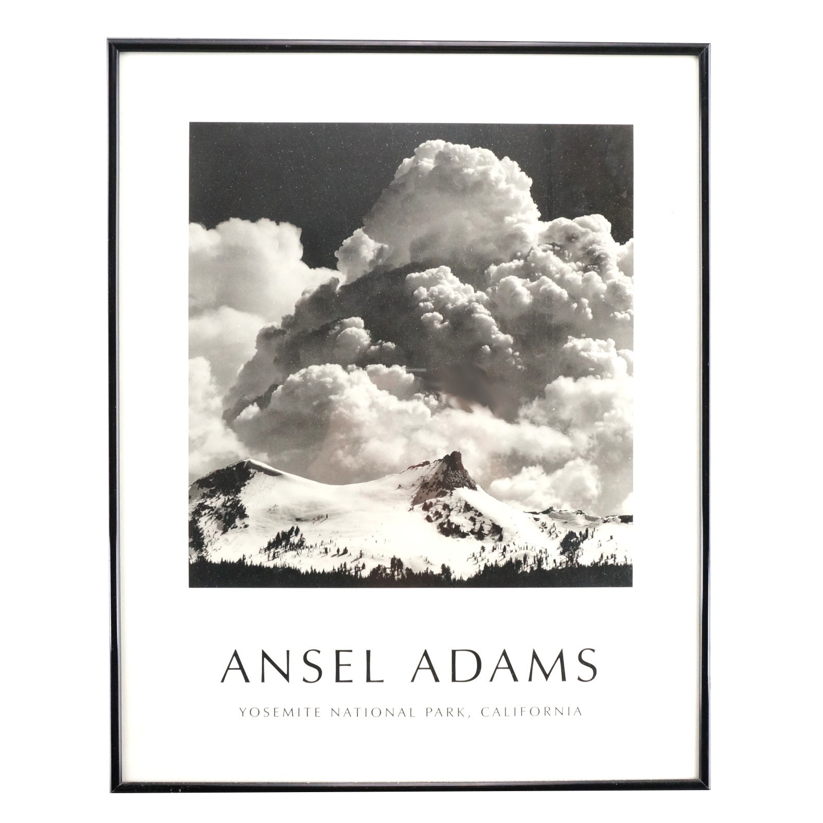 1993 Ansel Adams Authorized Edition Thundercloud Yosemite Framed Photo 16×20