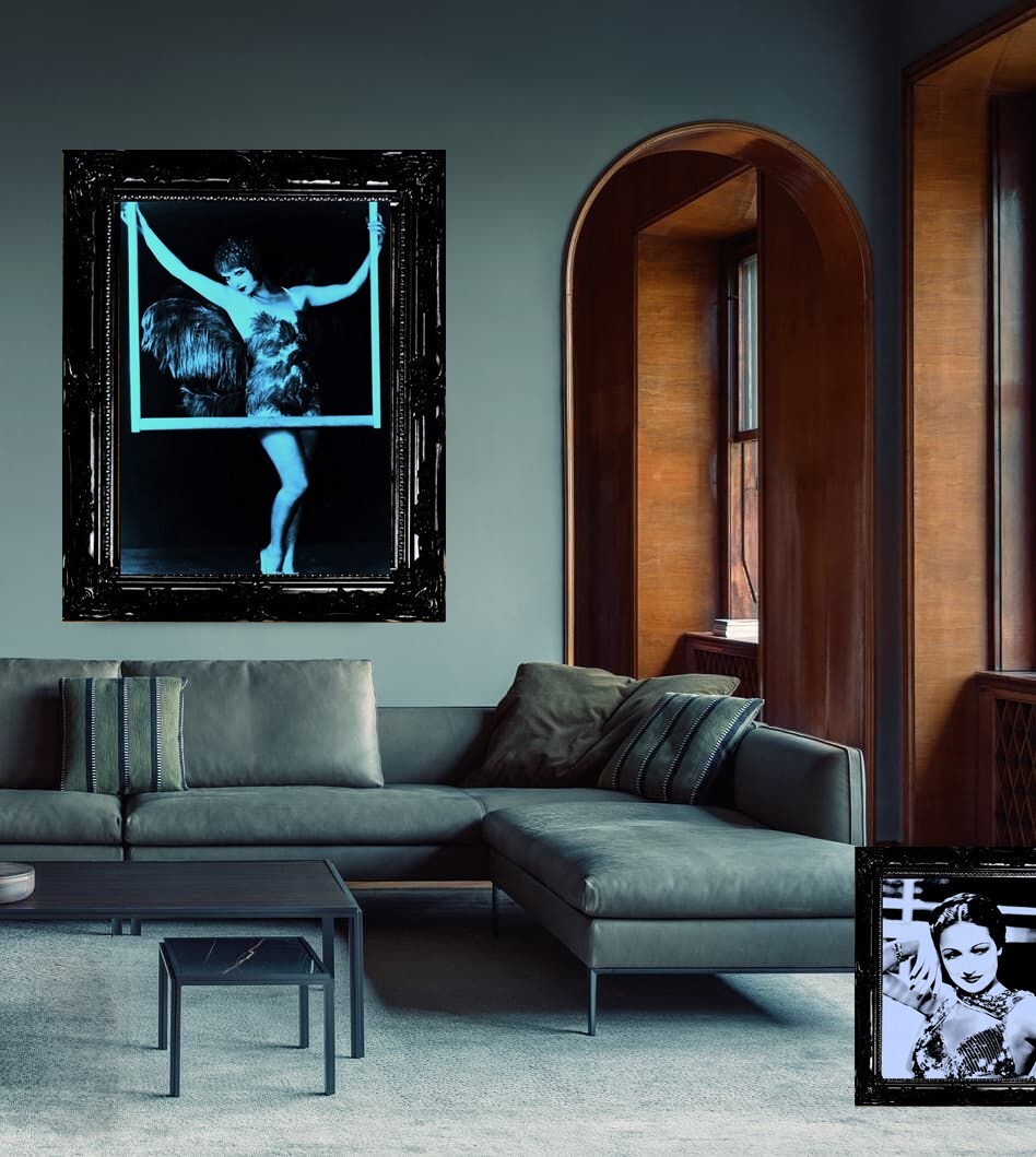 Louise Brooks  Metallic Photo Art 4×6 in Bar None #27