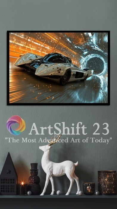 Printable Wall Art Digital Download Ai Image Background Art – Tunnel