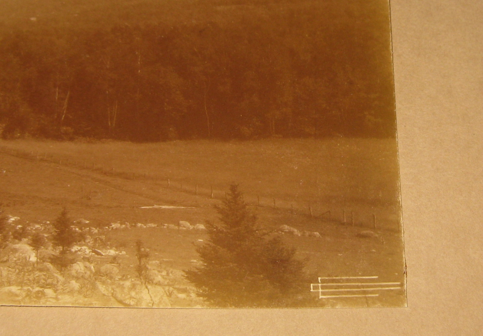 ANTIQUE *CLIFTON CHURCH* VIEW FROM EAGLE MOUNTAIN HOUSE WHITE MOUNTAINS NH PHOTO