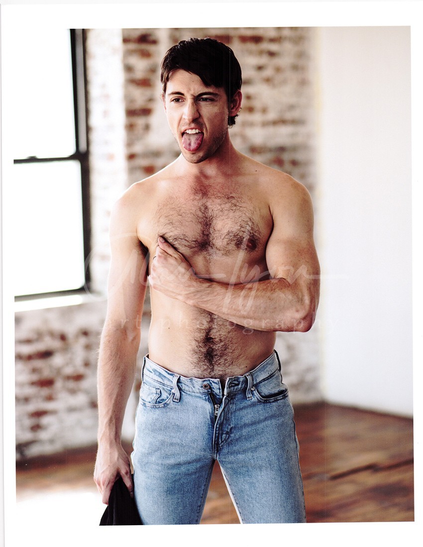 11 X 8.5 Alan Lyon Original Male Photo gay interest (8) Ben makes a face