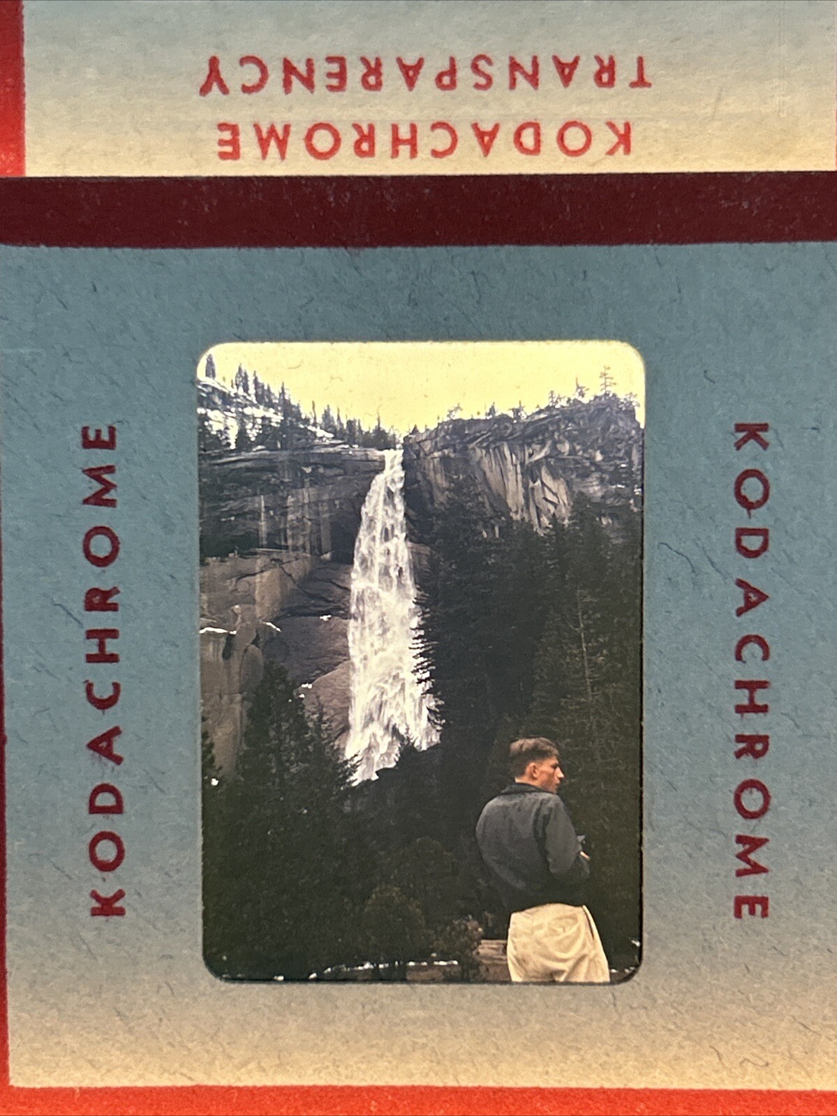 Kodachrome Red Border Lot Of 40 1950’s Camping Trip Flowers 35mm Color Slides