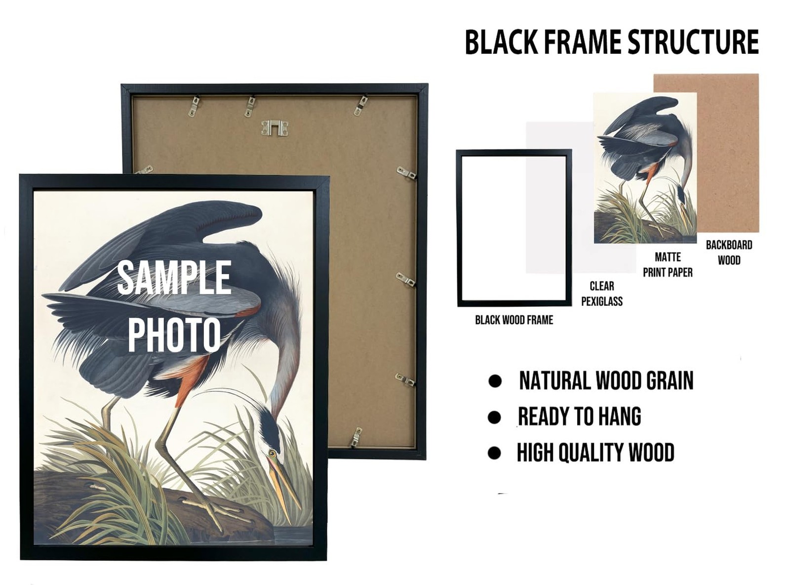 Crow Art Print Poster, Bird Watercolor Painting, Nature Animal Wall Decor Bir…