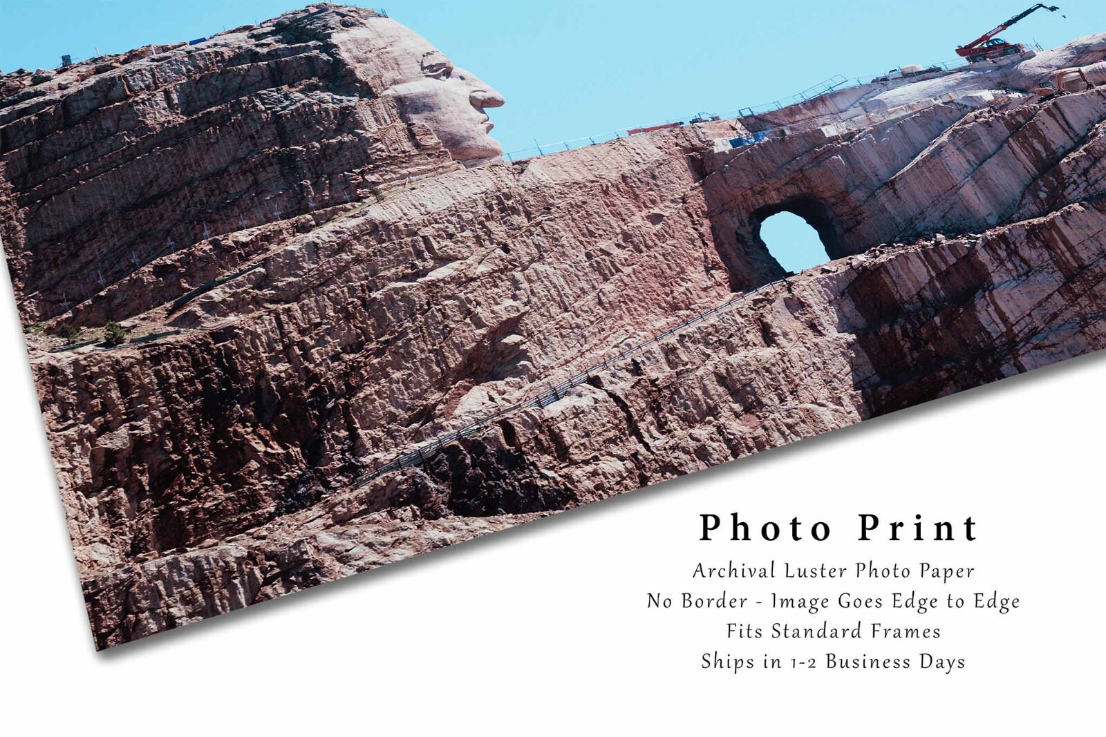 Crazy Horse Photography Print: South Dakota Black Hills Lakota Sioux Photo