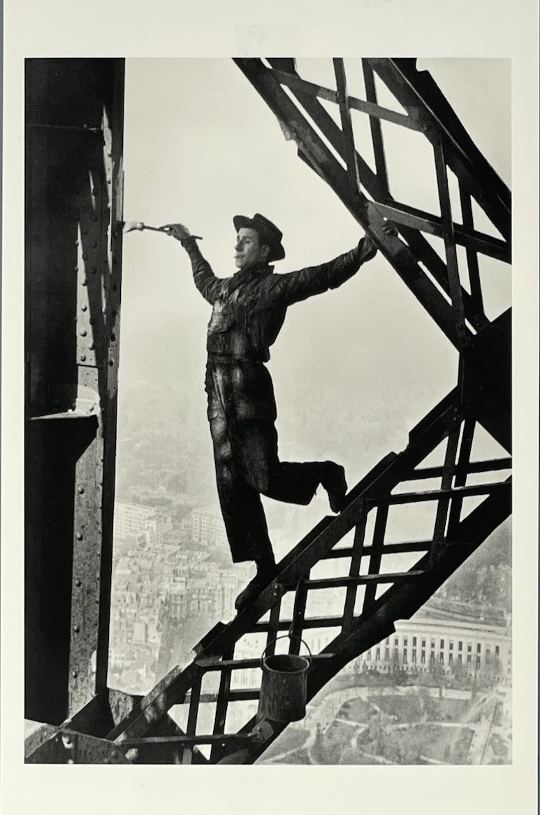 Marc Riboud (1923-2016) Magnum Art Photo Print Card 4×6” Zazou Eiffel Tower