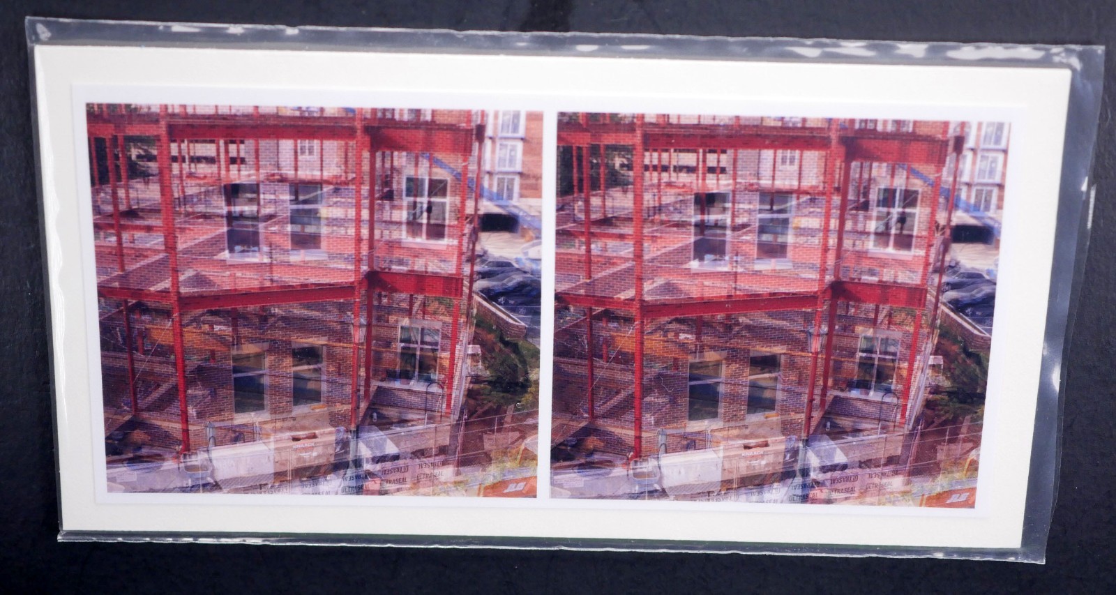 Boris Starosta 3D Stereoview – CREATIVE Moore Bldg Signed 2012