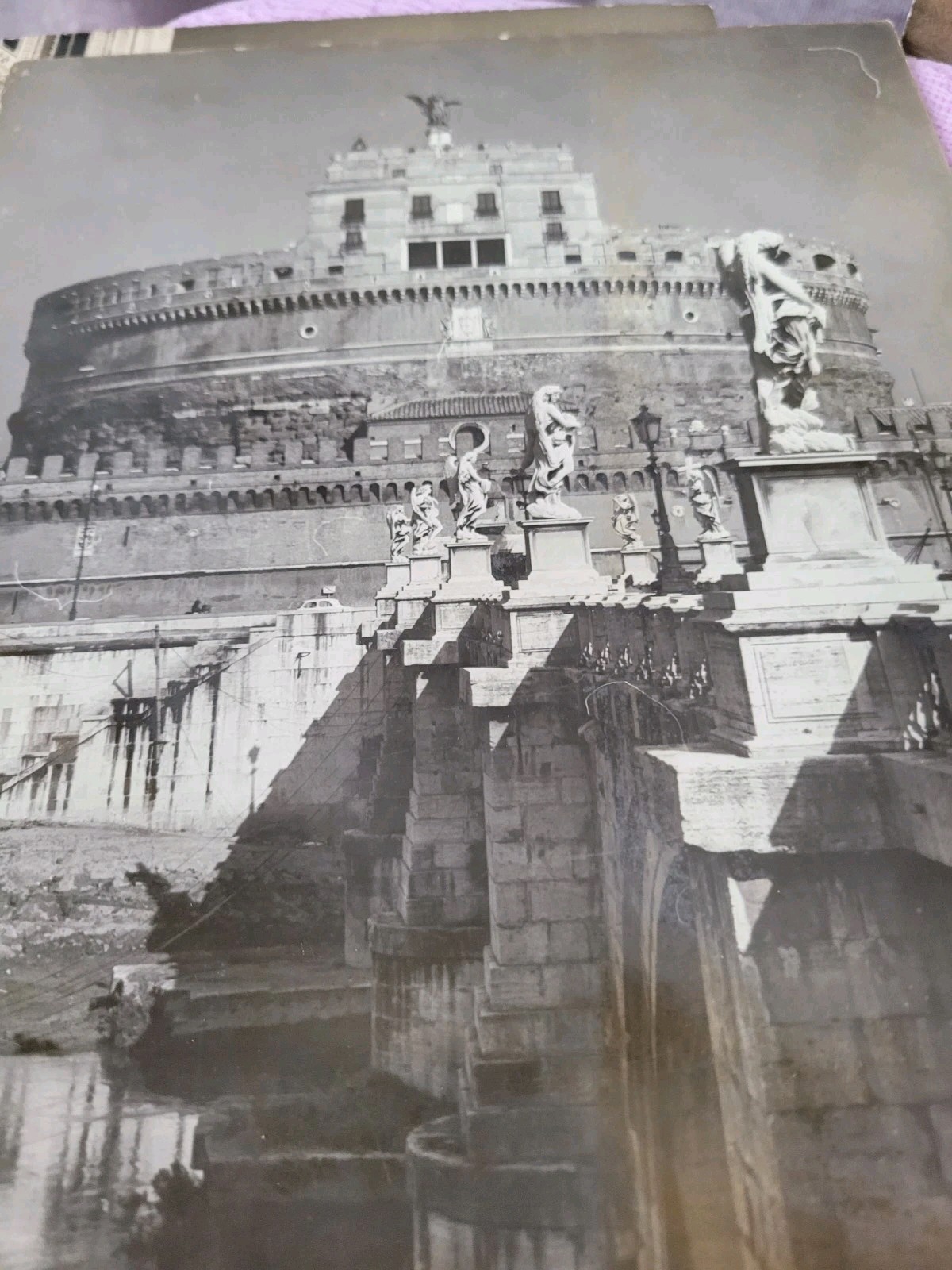 Lot Of 12 Vintage Black And White Photographs Venice Rome Florence Italy 9×7.5
