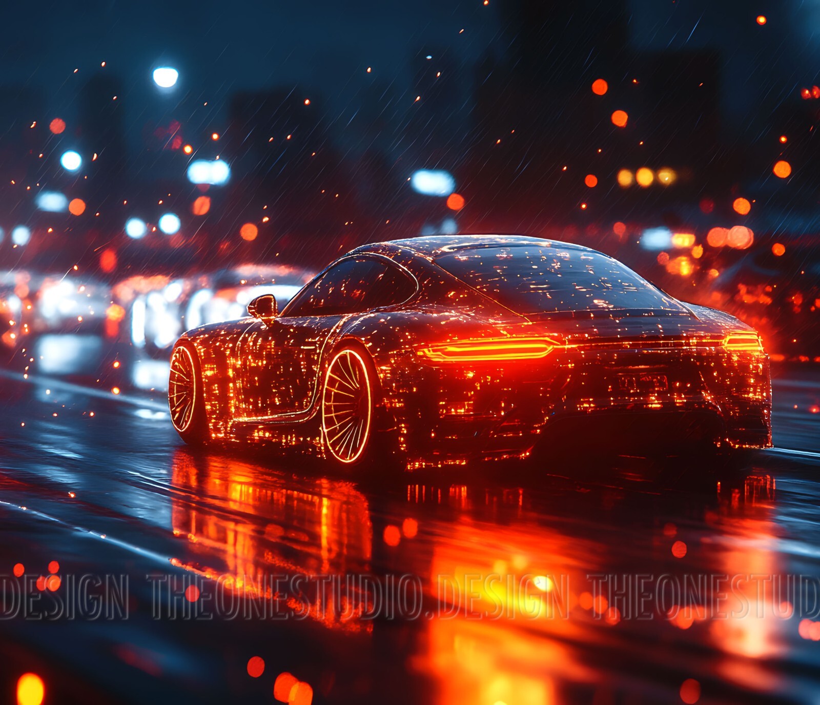 Digital Photo Sports Car Smartphone BG Picture PC Wallpaper Background Image