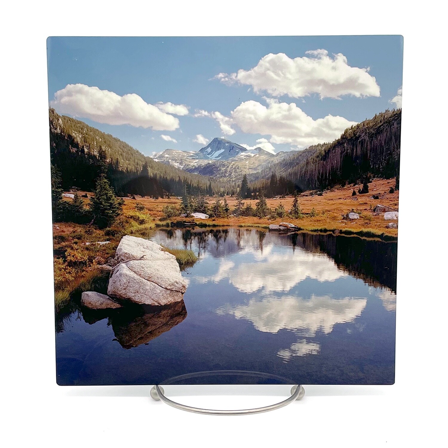 Signed Peter McNamee 8×8 Aluminum Photo Print -Eagle Cap River Valley OR