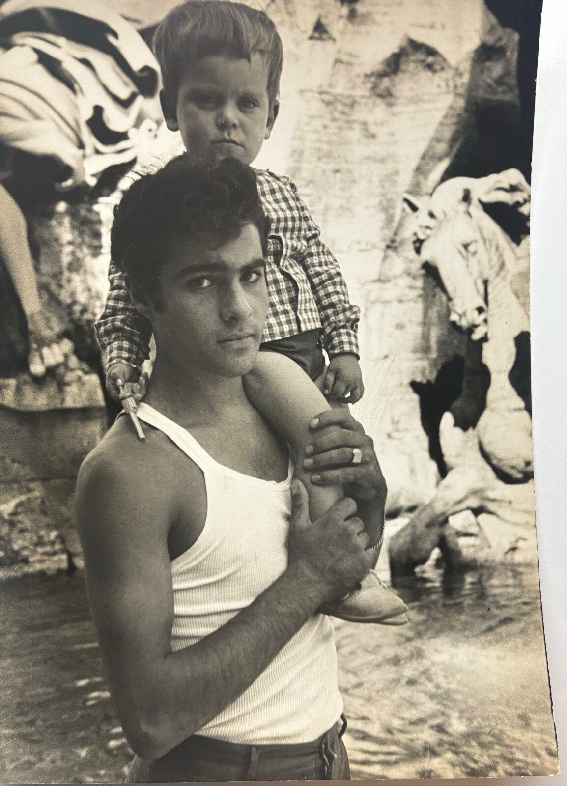 Original GEORGE DANIELL ‘Nino & Bruno, Piazza Navonna ROME Italy” Photograph