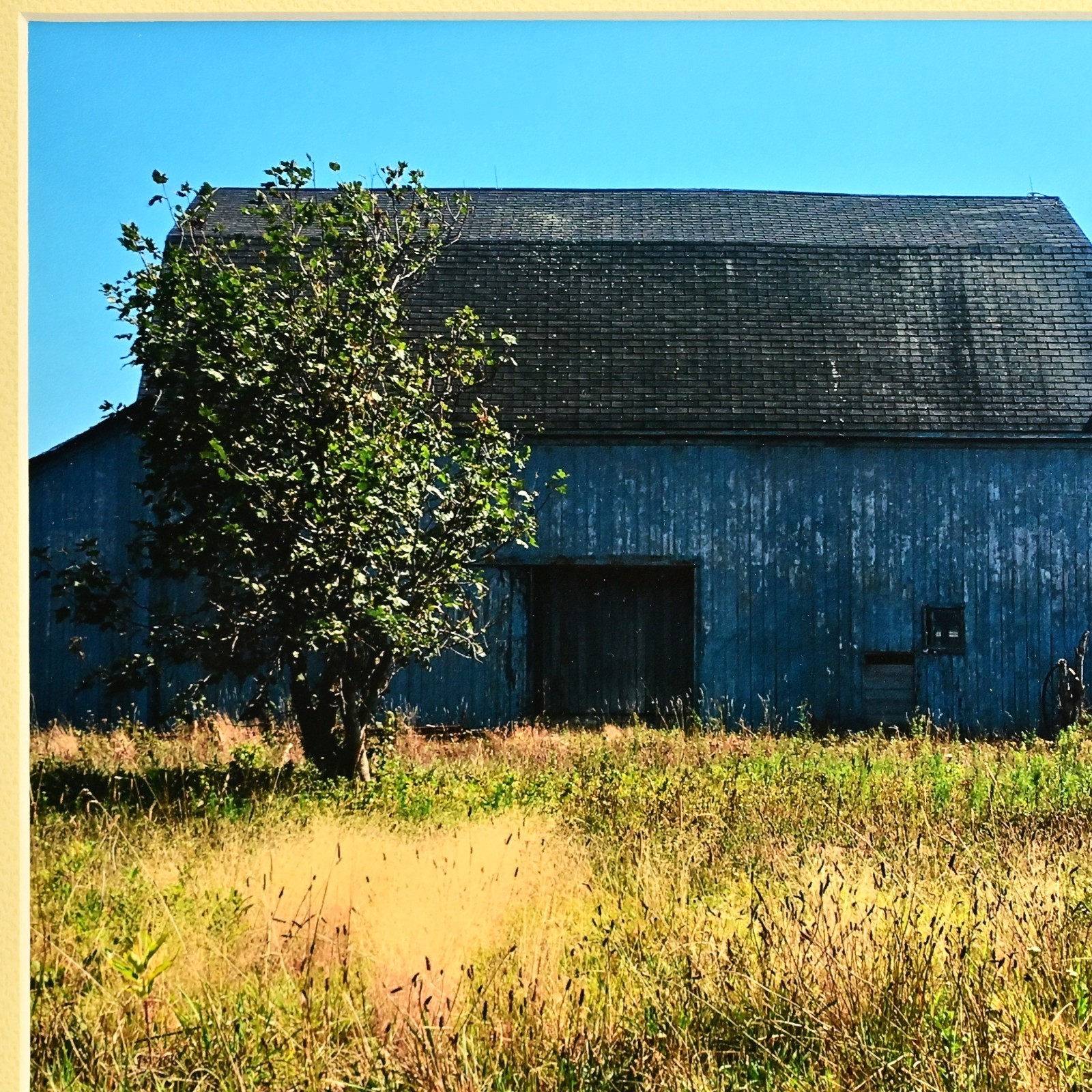 MICHAEL RAY Original Vintage Signed Long Island Landscape Barn Photograph Print
