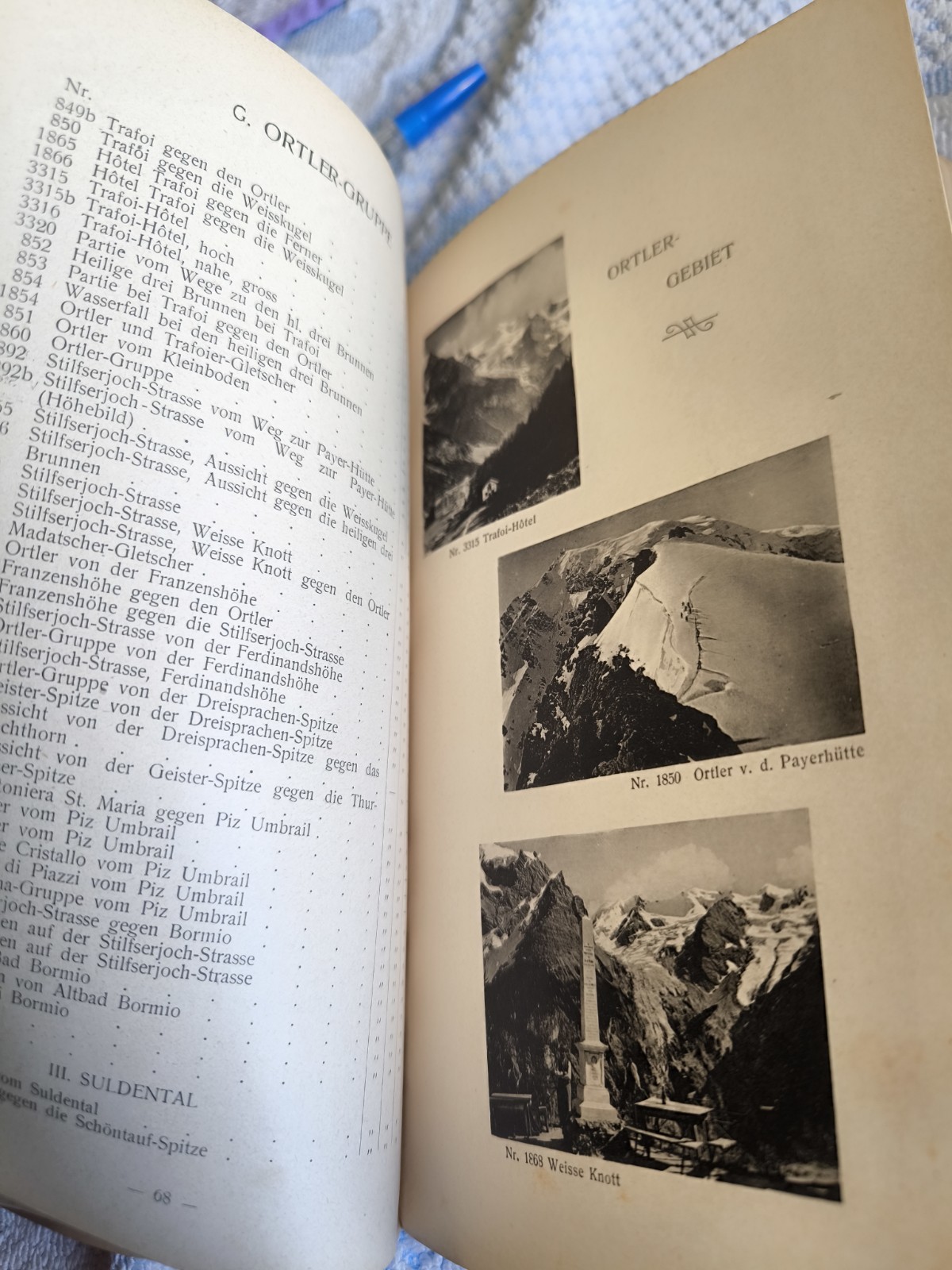 Stereoscopy catalogue Wuerthle & Sohn Salzburg aristophot data collection 1903