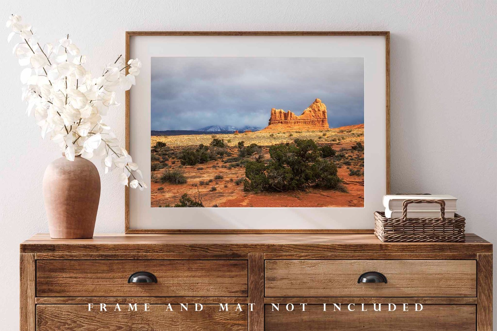 Arches National Park Photography Print: Moab Utah Desert Landscape Photo