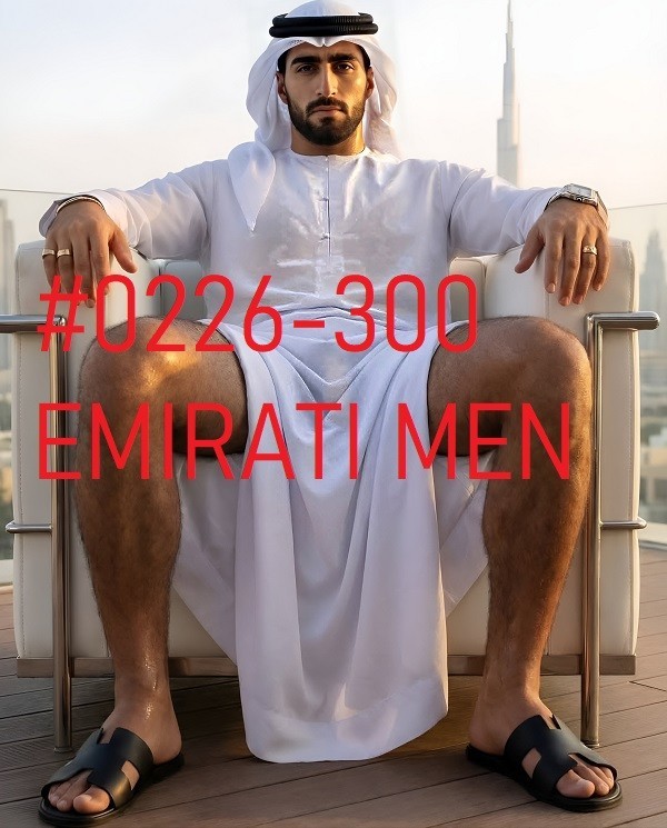 MALE PORTRAIT #0226-300 -emirati men series -freeShipping in the usa