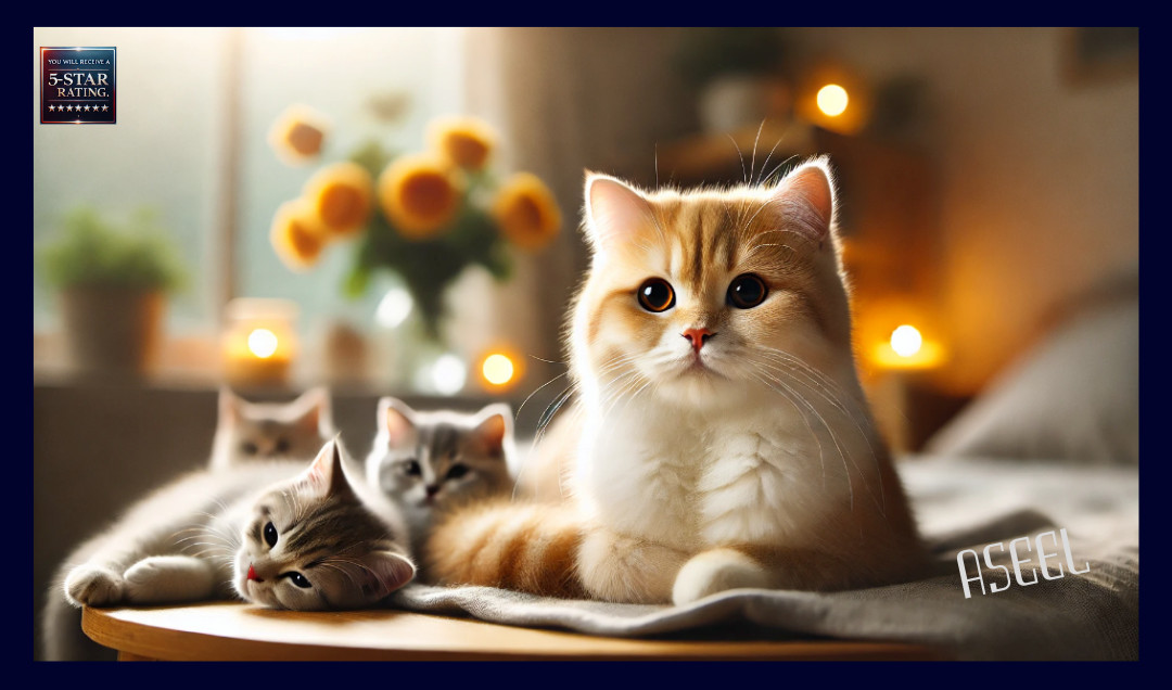 AI Art Sample Wallpaper Background Desktop Digital Image Picture Cats AI Art -02