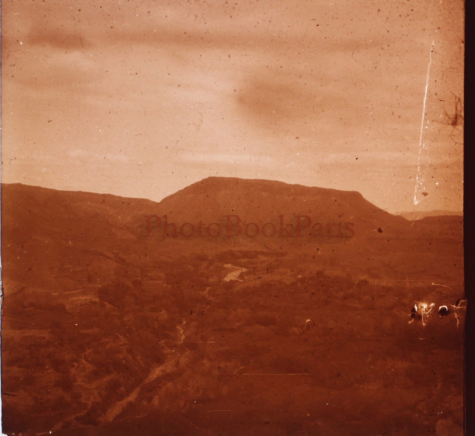 MAROC Boumaine Tal Des Dadès Stereo Photo Glass Plate Vintage 1949