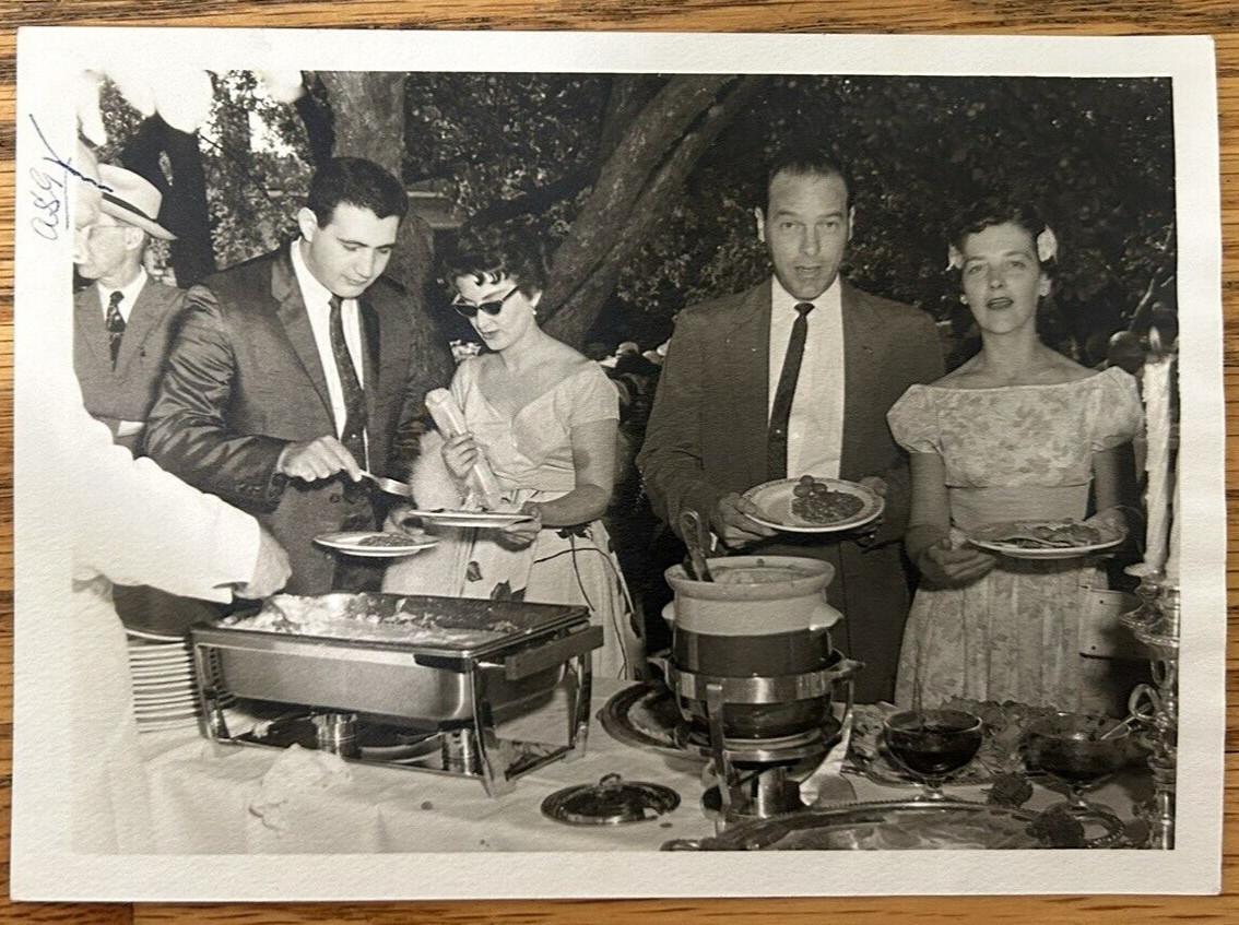 Arthur Gray Standard Oil Photographer Cleveland Ohio Americana People at Buffet!