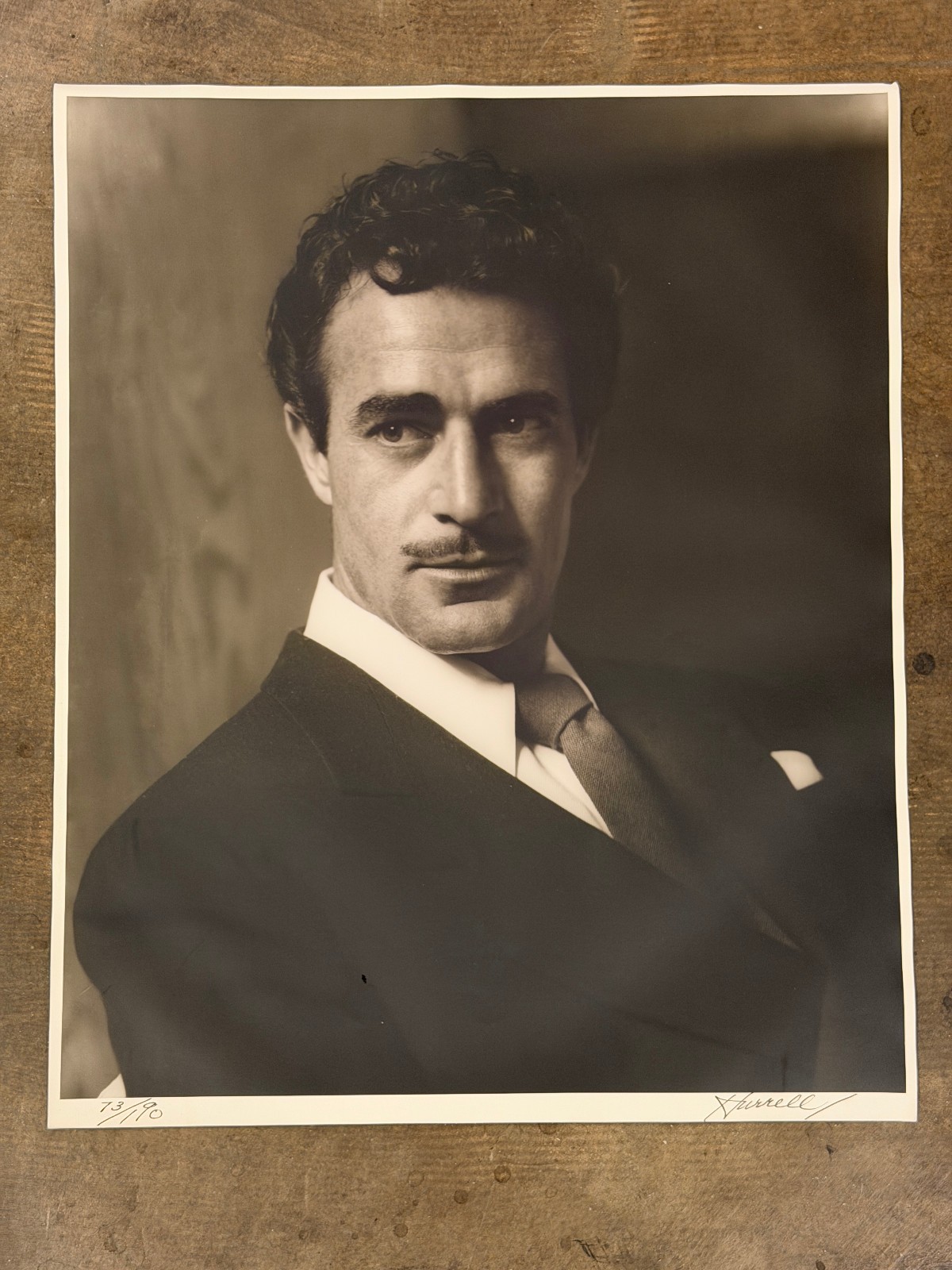 George Hurrell – Gilbert Roland Signed & Numbered Silver Gelatin Photo 73/190
