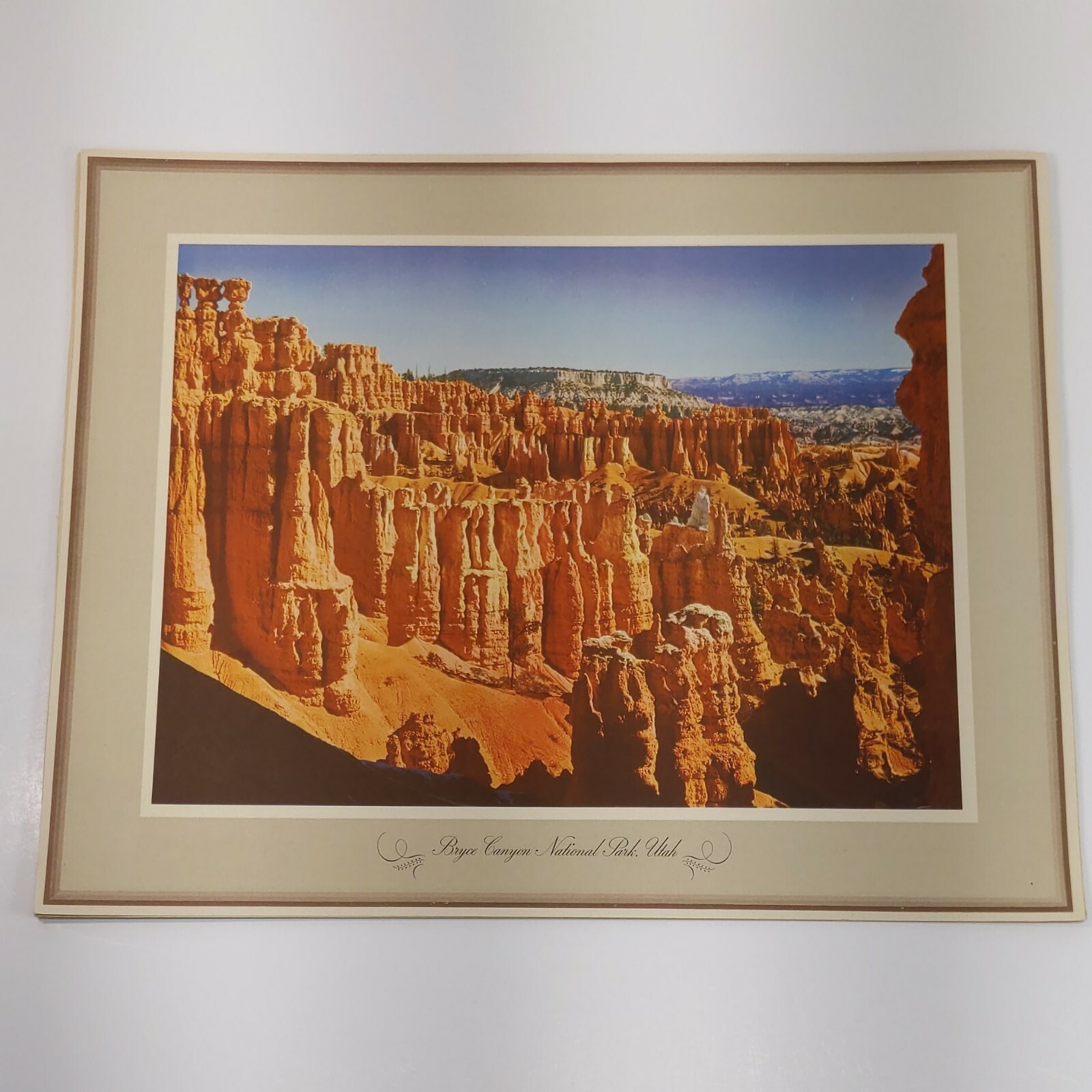4 Standard Oil Of California National Park Photo Art Prints 12×15″ Sequoia Bryce