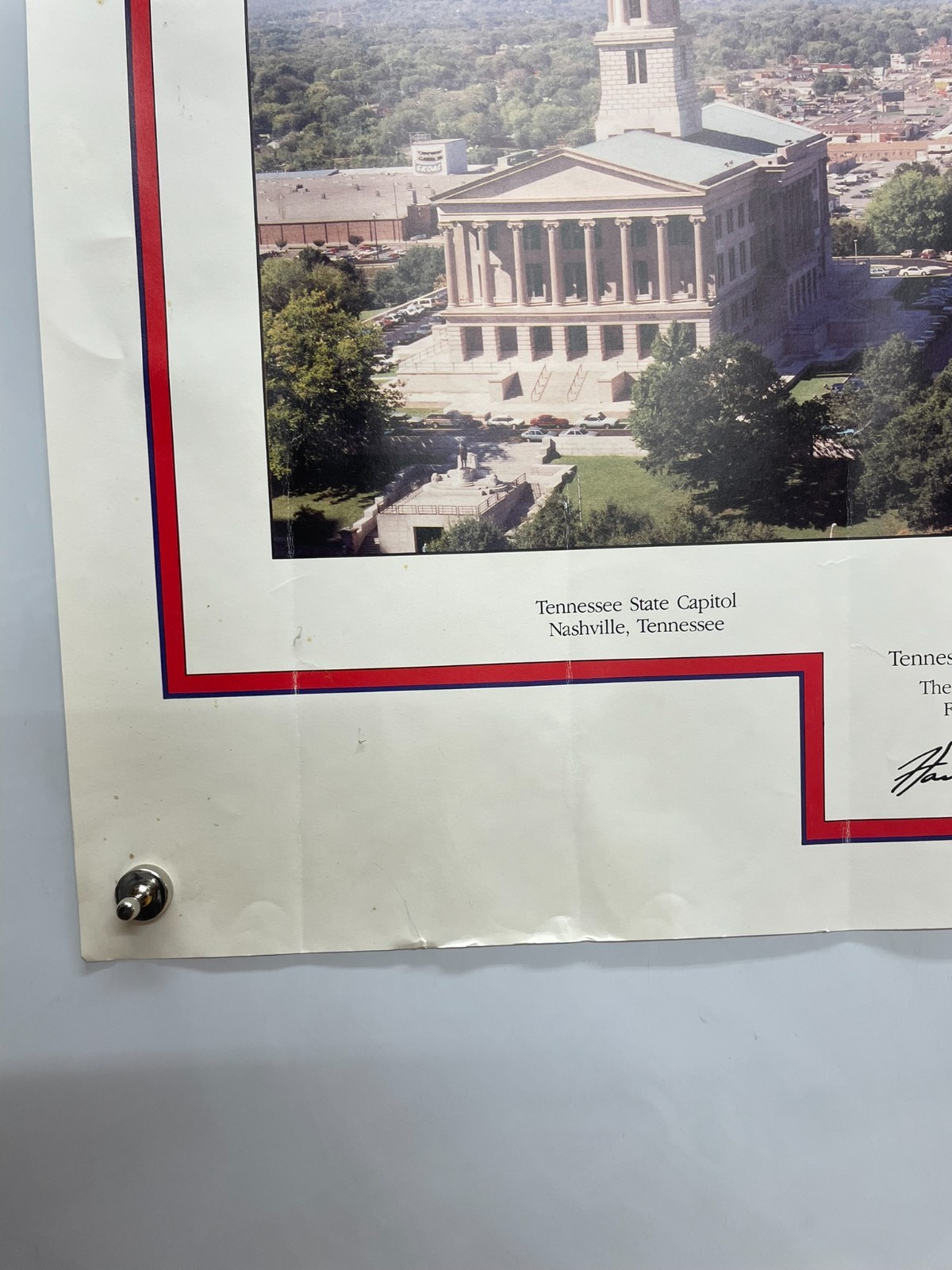 1994 Tennessee Republican Party Capitol Club Series Poster 16×21