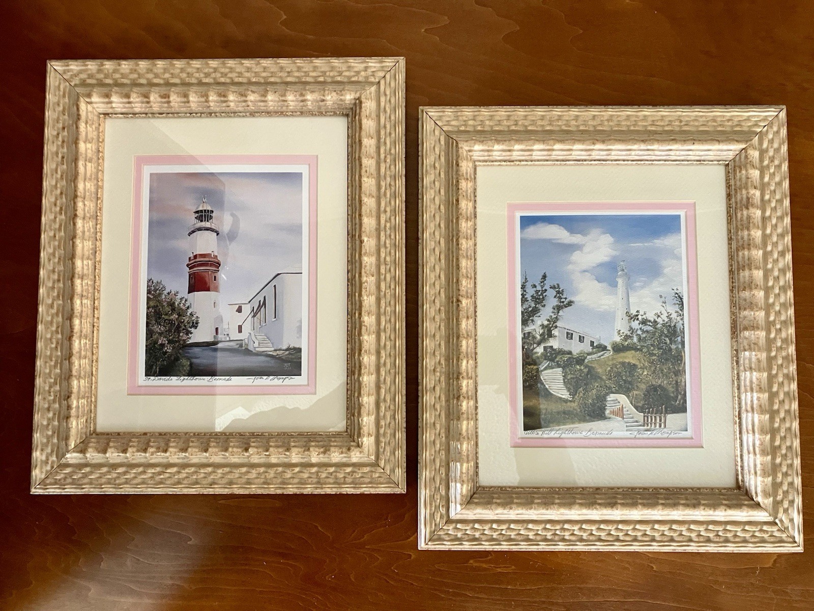 St. David’s Lighthouse & Gibb’s Hill Lighthouse Bermuda Prints By Joan Thompson