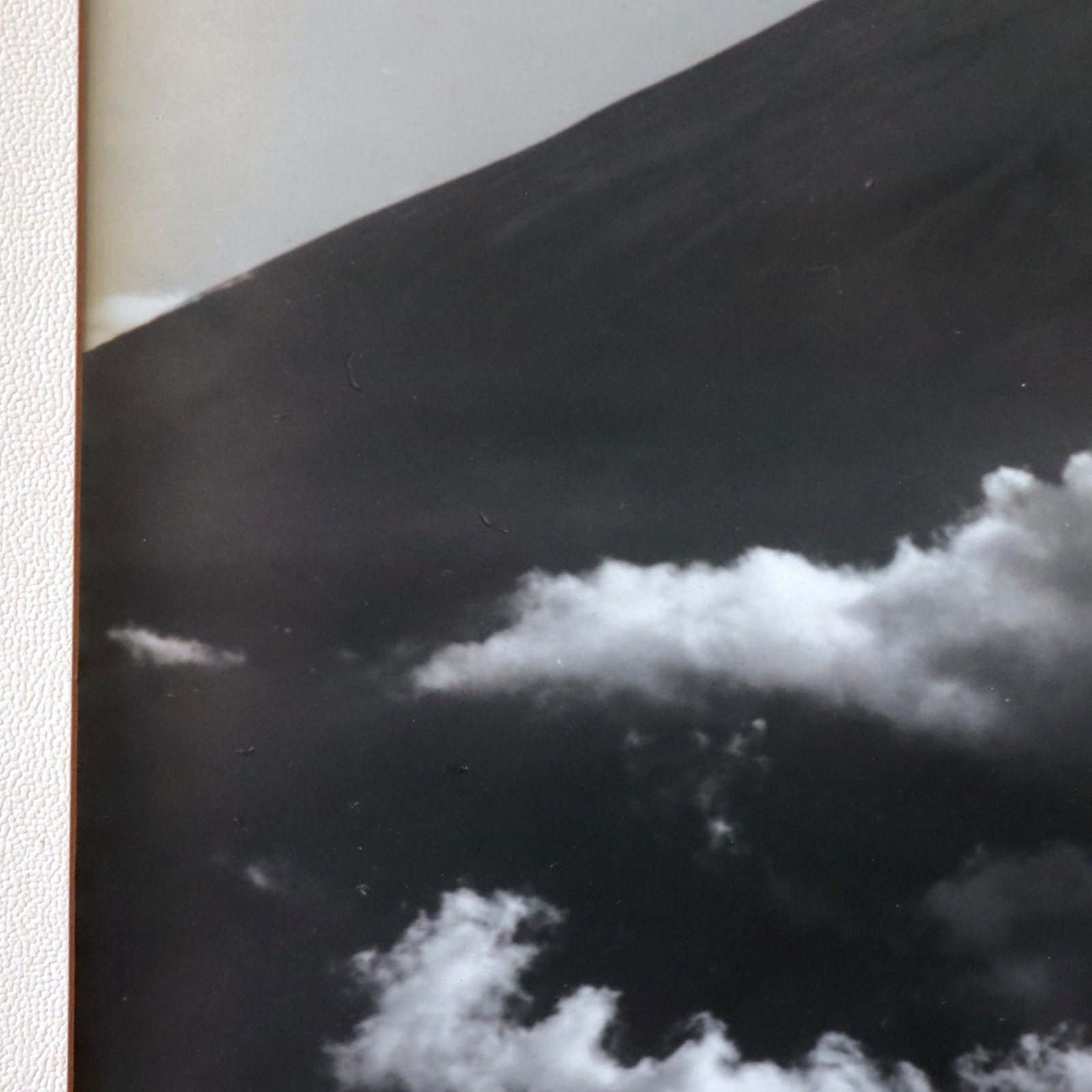 Large 1950s Photograph Mt Fuji Summer Koyo Okada Silver Gelatin Print Japan Vtg
