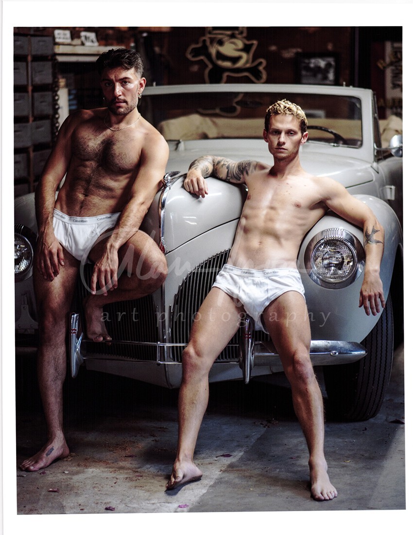 11 X 8.5 Alan Lyon Original Male Photo gay interest (2) Alex & Ben Ryan Garage
