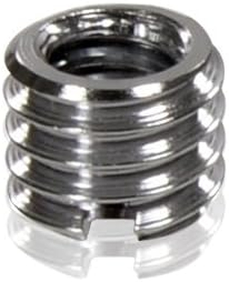 Metal 1/4 Inch to 3/8 Inch Tripod Thread Adapter, Easy Mount Convert Screw Adapt
