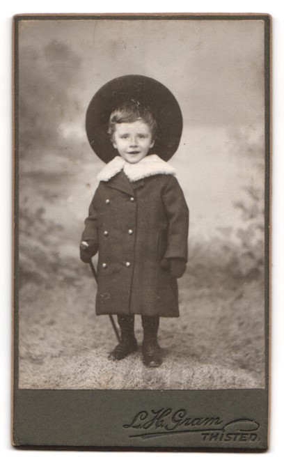 Photograph L. H. Gram, Thisted, Storegade, View Thisted, Monogram of Photog
