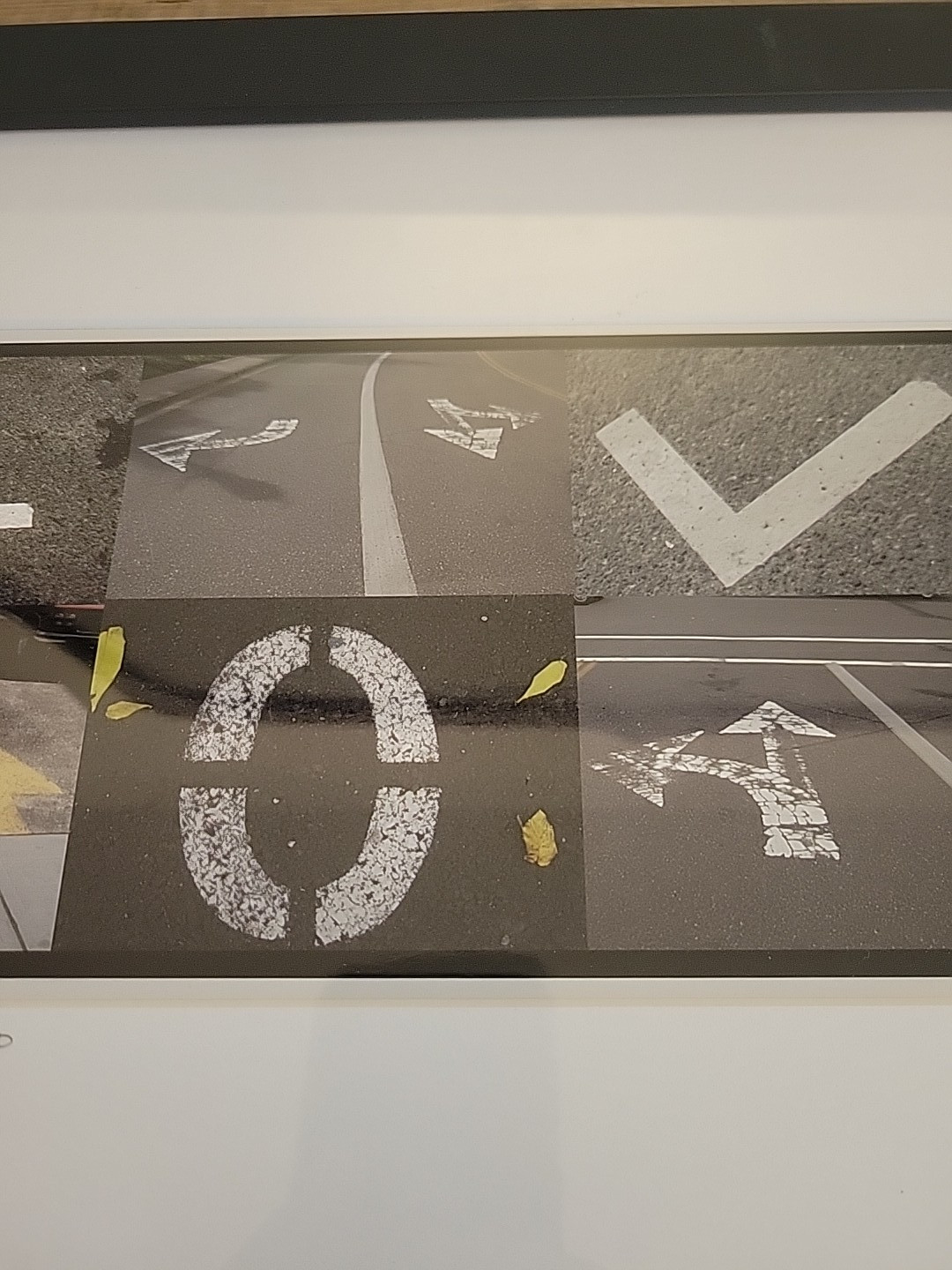 Framed Abstract Photograph 6-Panel Collage “Which Way is Love?” Numbered 9/350