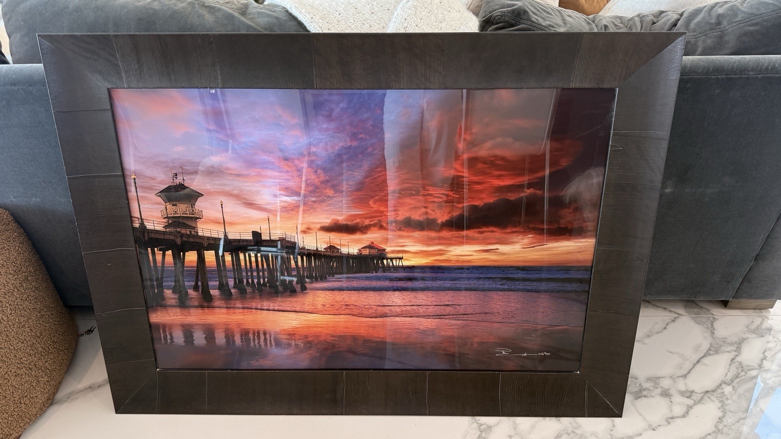 Peter Lik California Dreaming Signed Framed Limited Ed #256/950 COA 47×33.75
