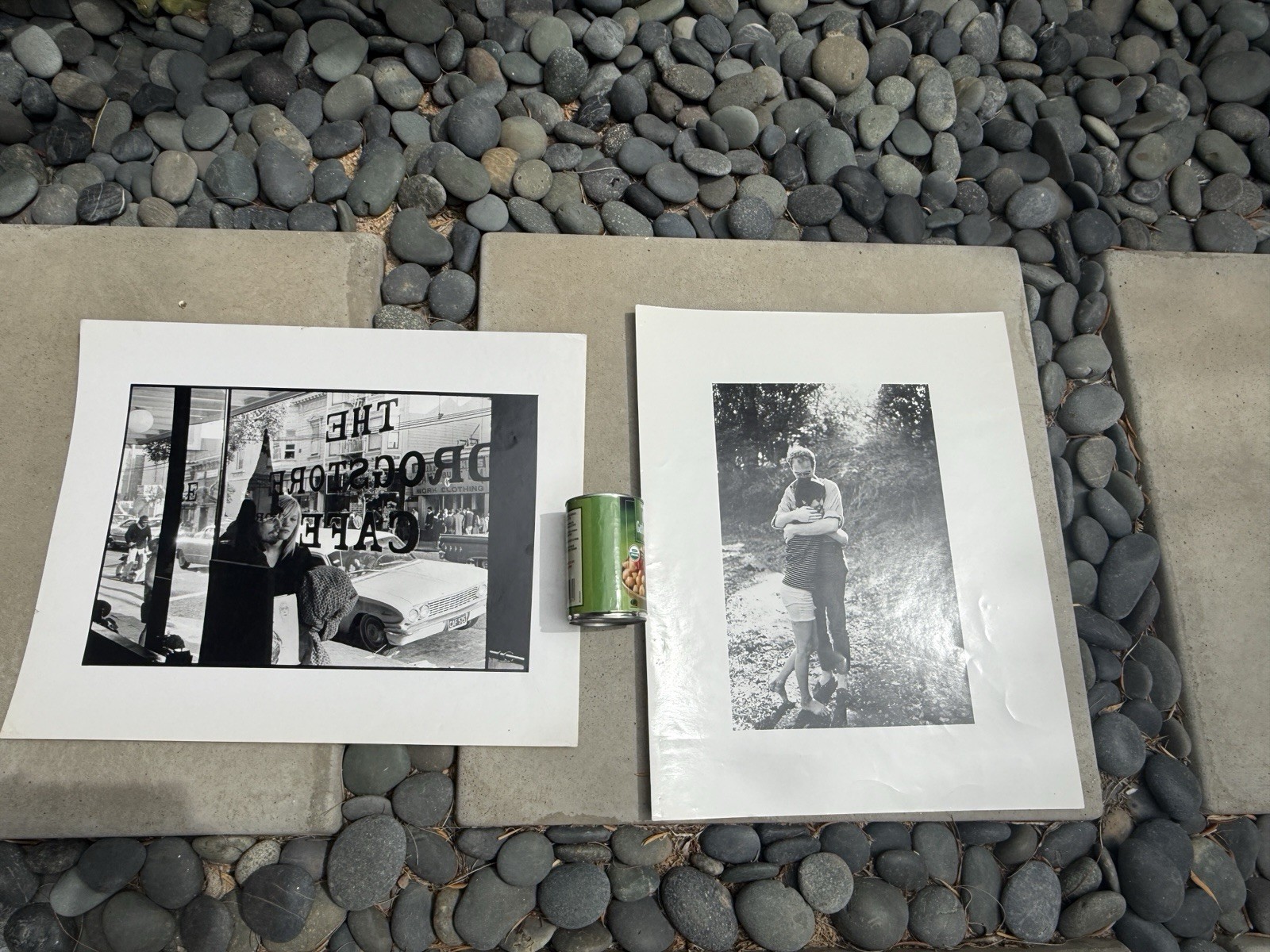 2 LARGE VINTAGE JIM MARSHALL PHOTOGRAPHS JOAN BAEZ DAVID HARRIS HAIGHT ASHBURY