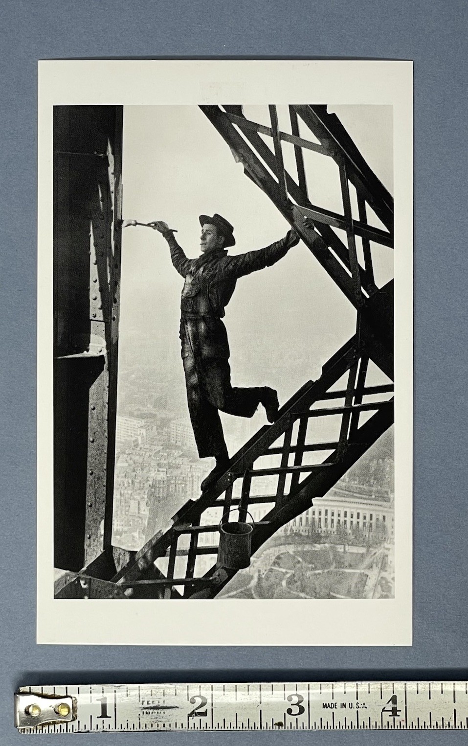 Marc Riboud (1923-2016) Magnum Art Photo Print Card 4×6” Zazou Eiffel Tower