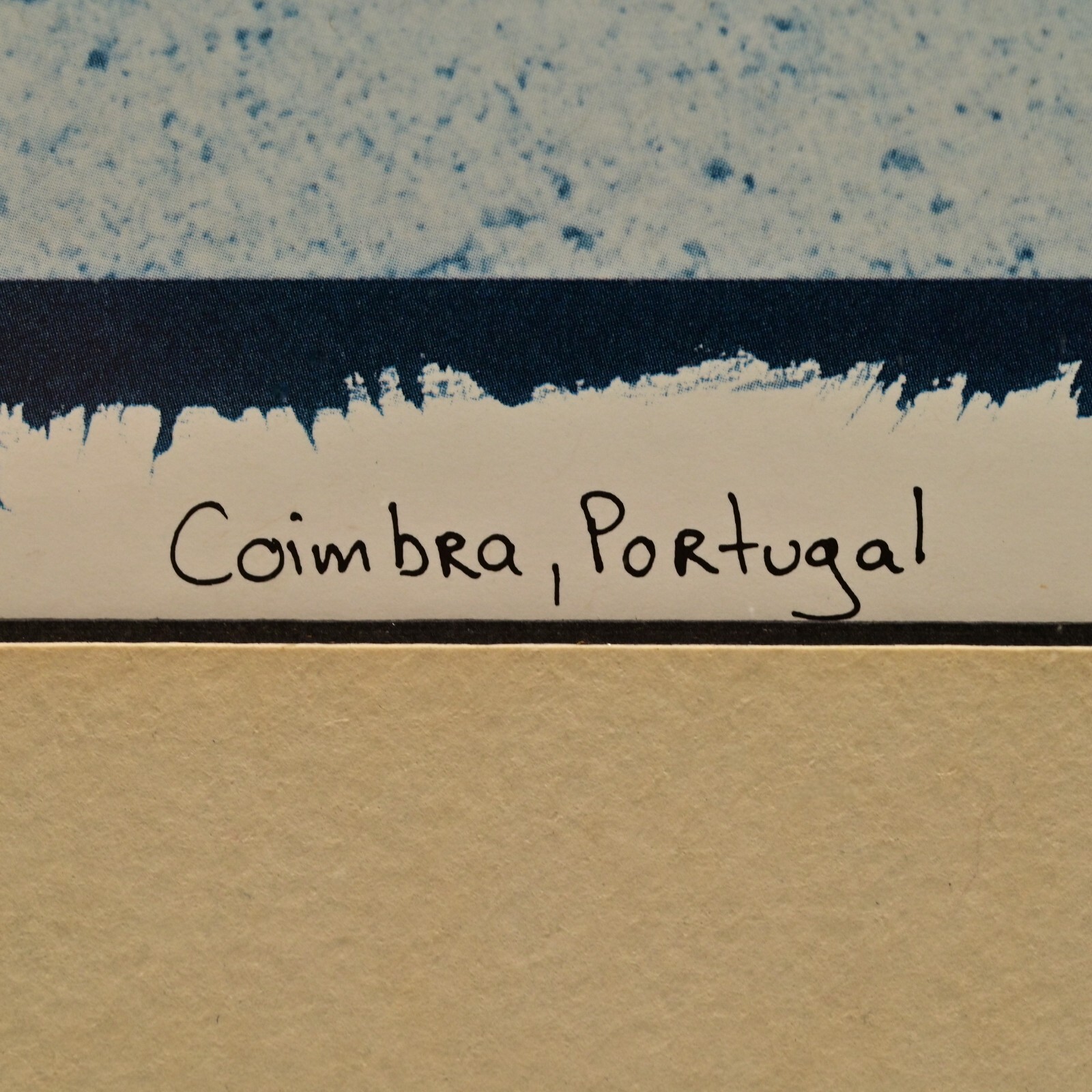 ALAN BLAUSTEIN Original Vintage Signed Coimbra Europe Landscape Photograph Print