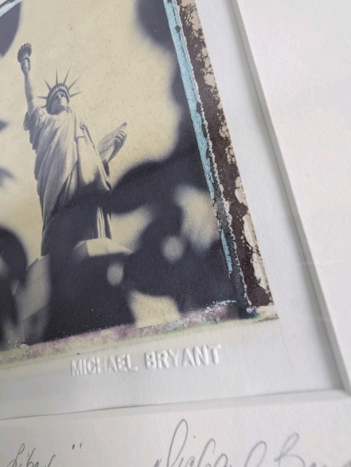 Vintage signed Michael Bryant Photography USA Art, Black & White Set Of 2
