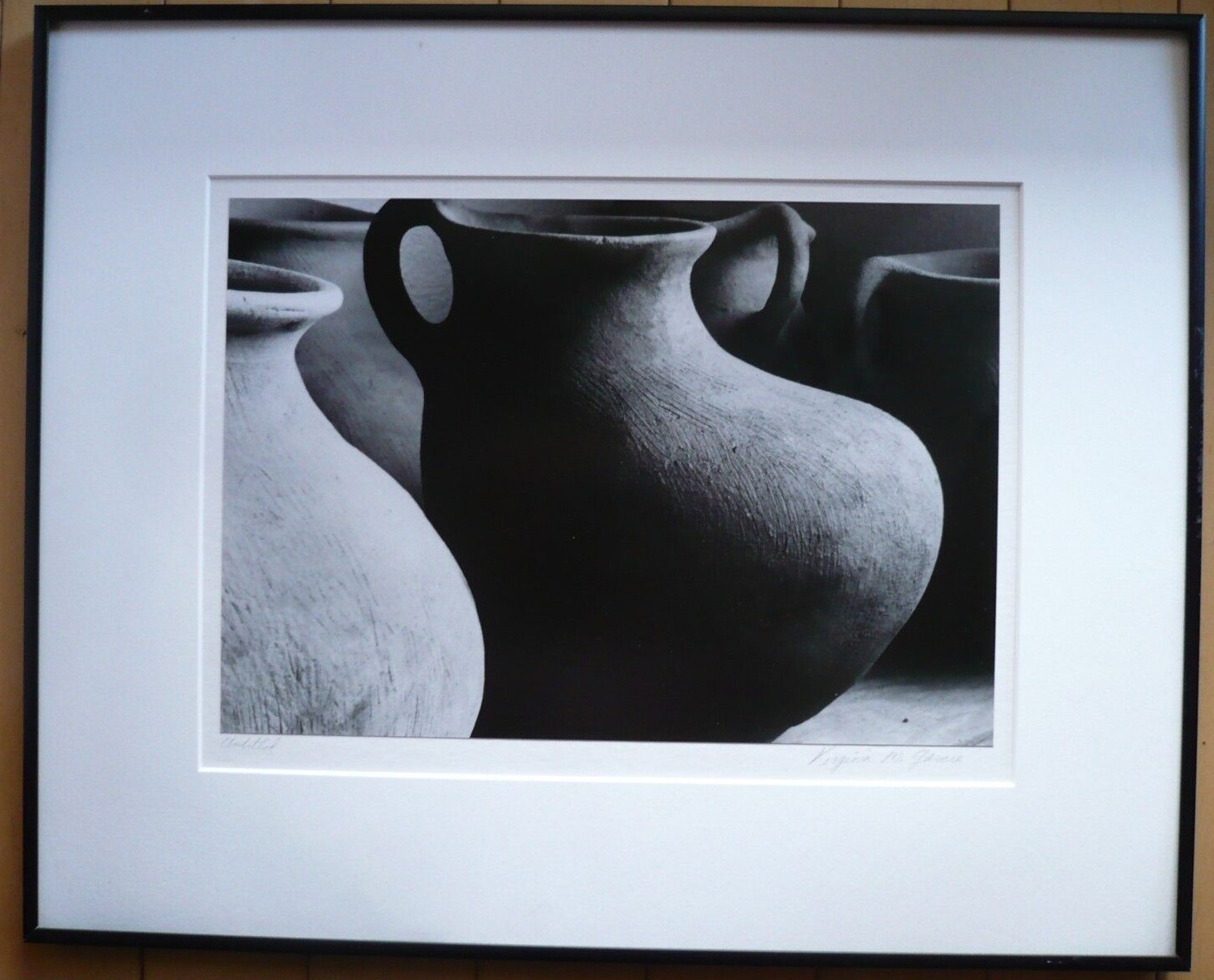 VIRGINIA M. GARCIA PHOTOGRAPHER NATIVE POTTERY MODERN MODERNISM REALISM SHAPES