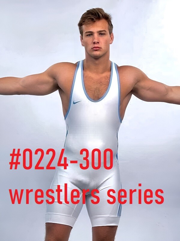 MALE PORTRAIT #0224-300 -athletes series -wrestler series – free shipping usa